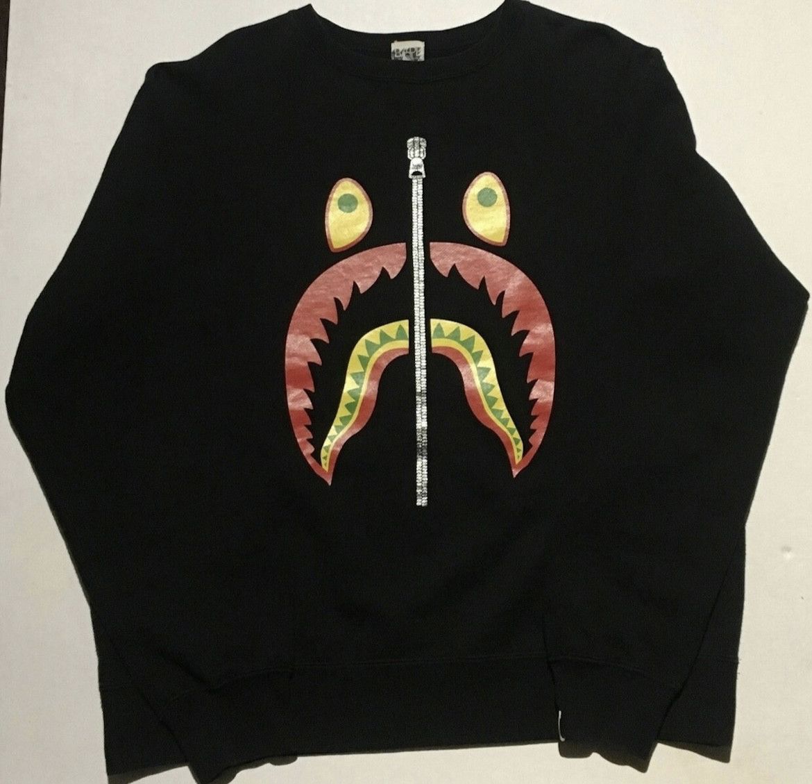 Bape Bape Shark crew neck sweatshirt Size US XL / EU 56 / 4 - 1 Thumbnail