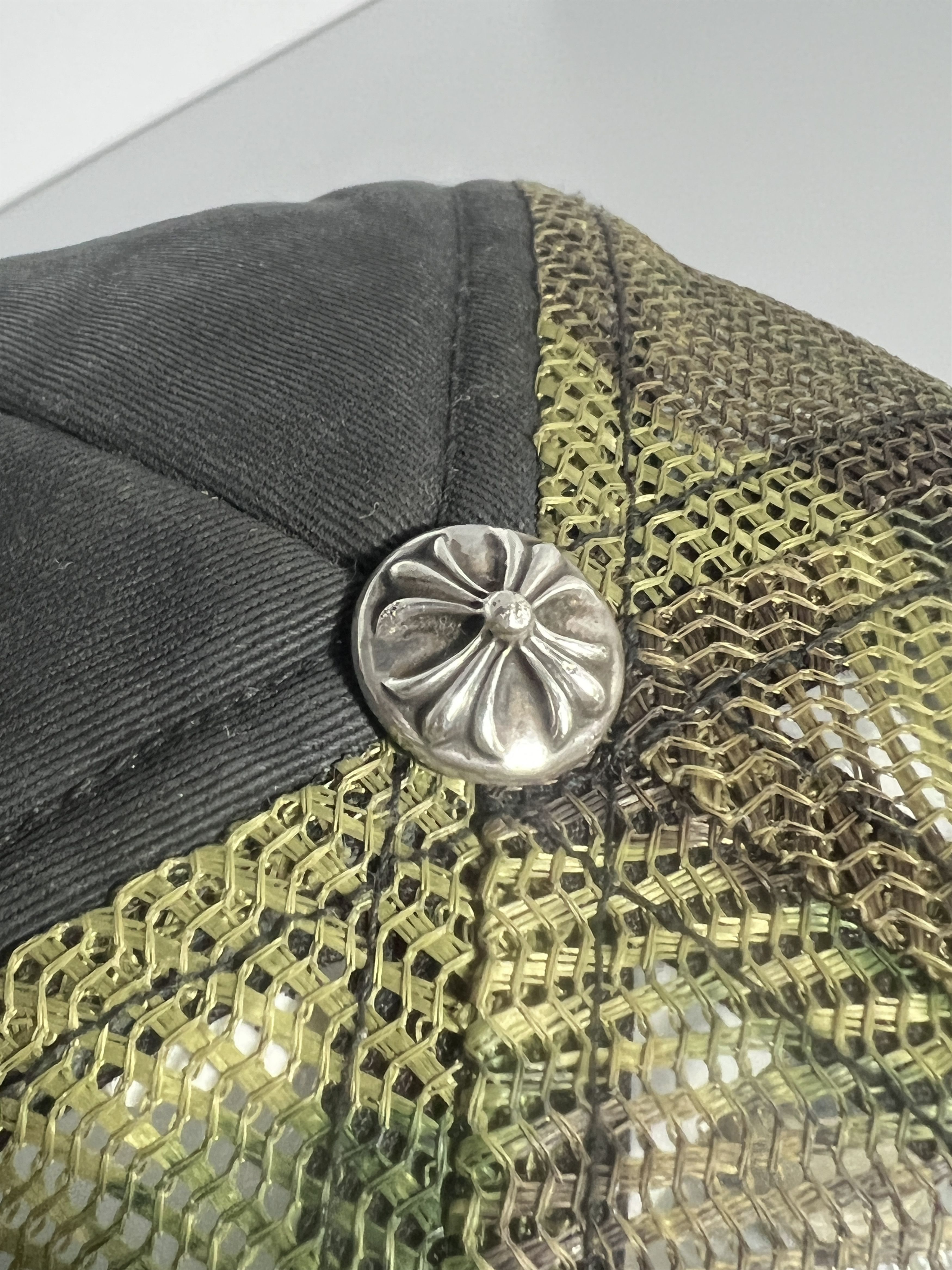 Chrome Hearts Chrome Hearts CH Hollywood USA Trucker Hat Black/Camo Size ONE SIZE - 4 Thumbnail