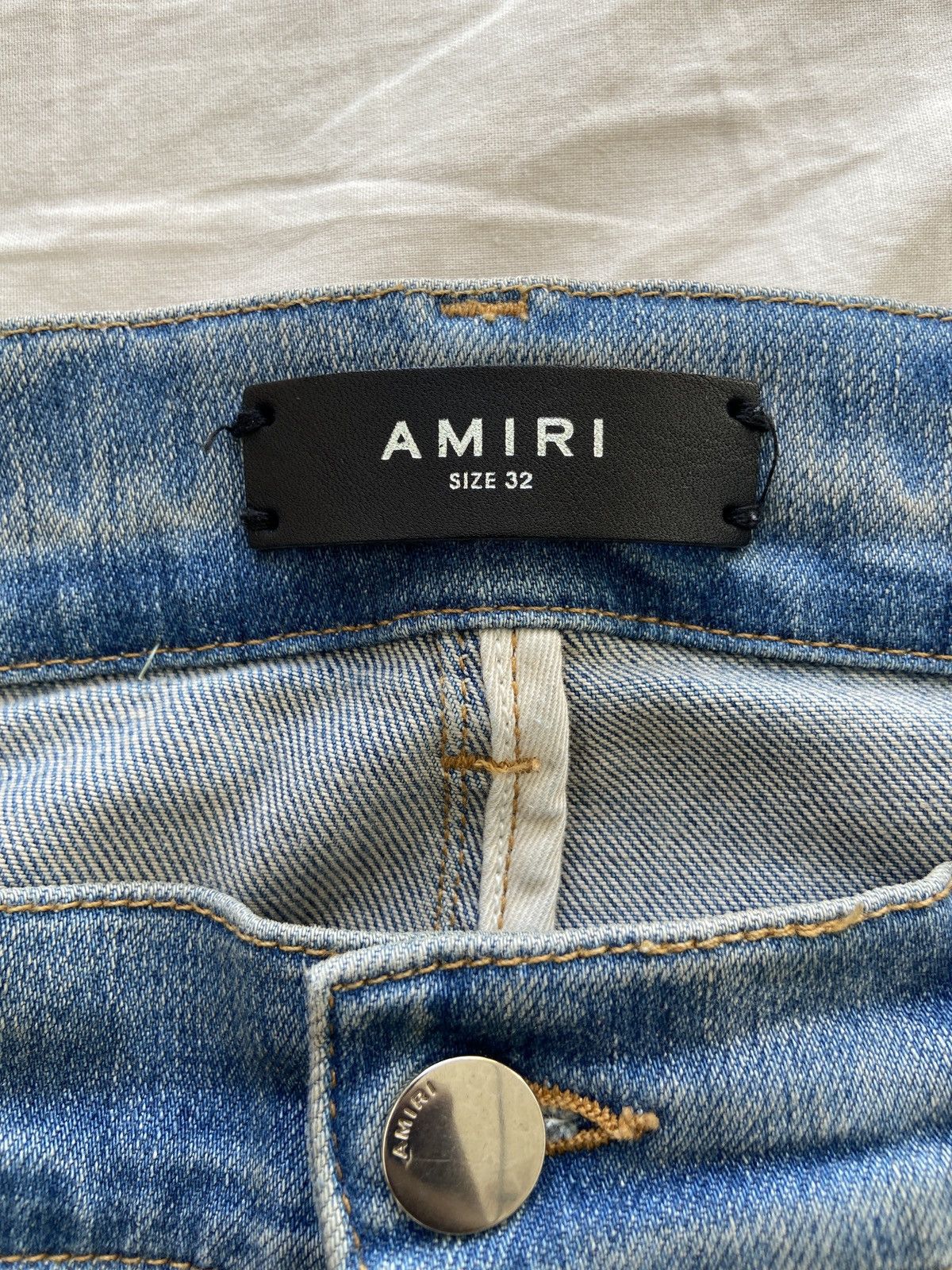 Amiri AMIRI Black Patch- 222 PXMD001: MX1 Size US 32 / EU 48 - 3 Thumbnail