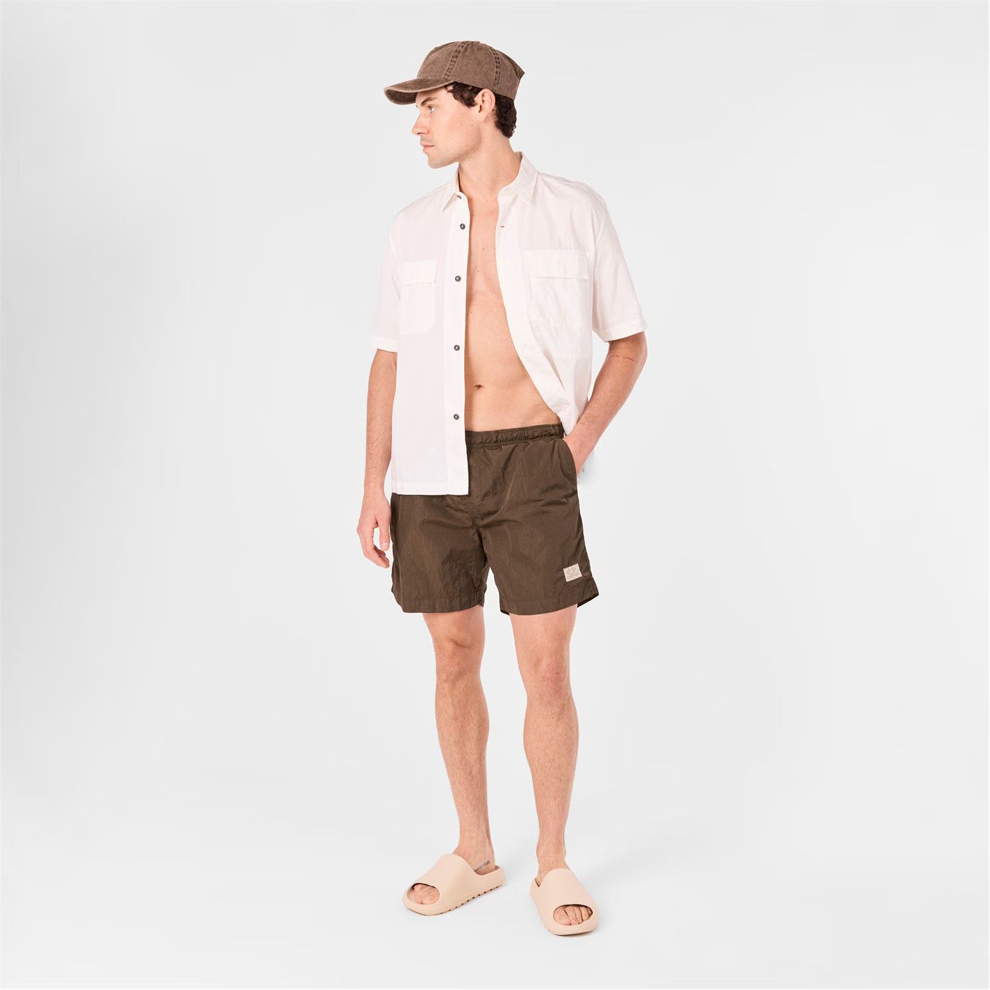 C.P. Company o1g2r1mq0426 Chrome Swim Shorts in Ivy Green Size US 30 / EU 46 - 6 Thumbnail