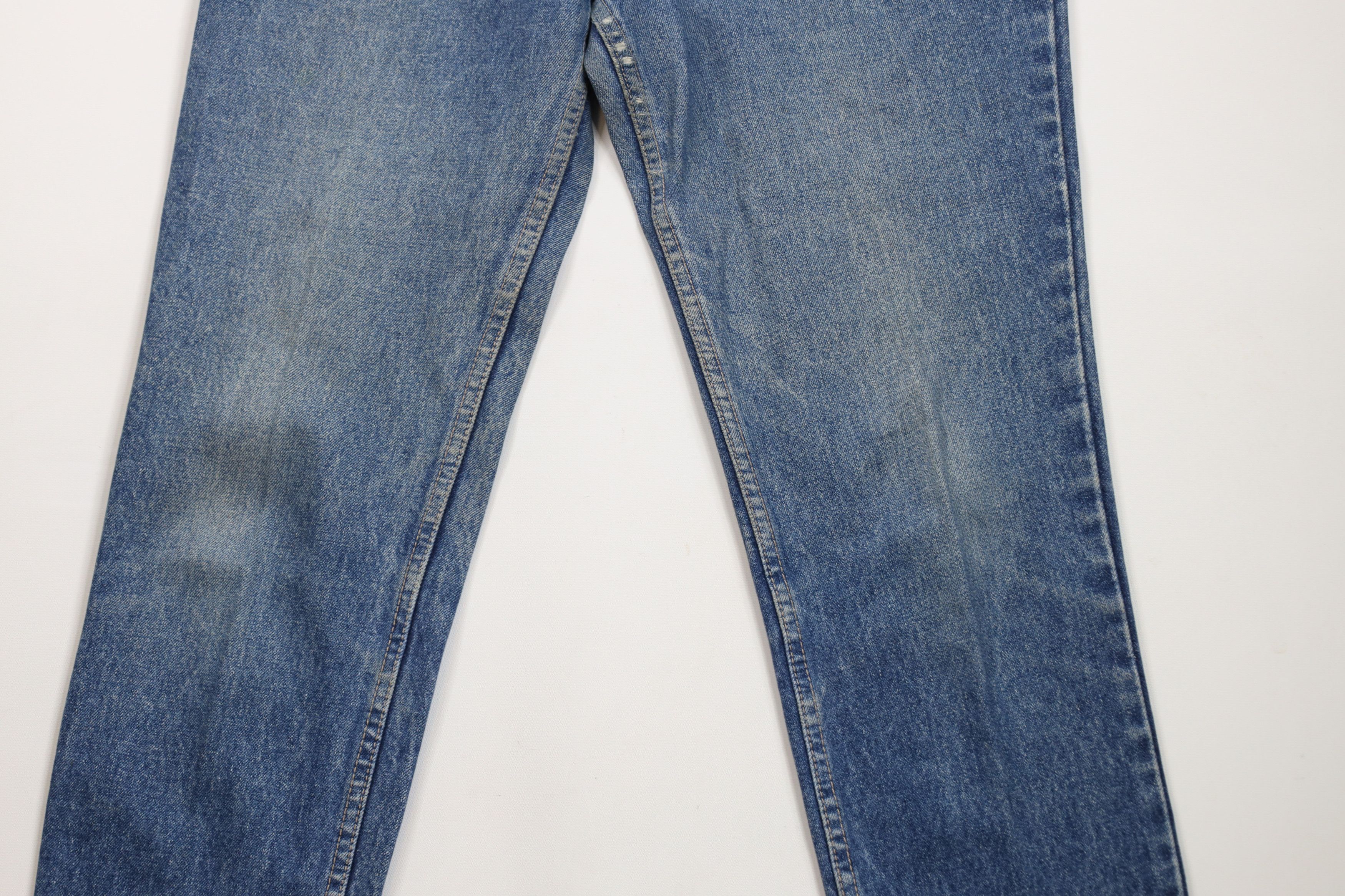 Vintage Vintage 90s Coca Cola Spell Out Straight Leg Denim Jeans Size 36" / US 14 / IT 50 - 3 Thumbnail