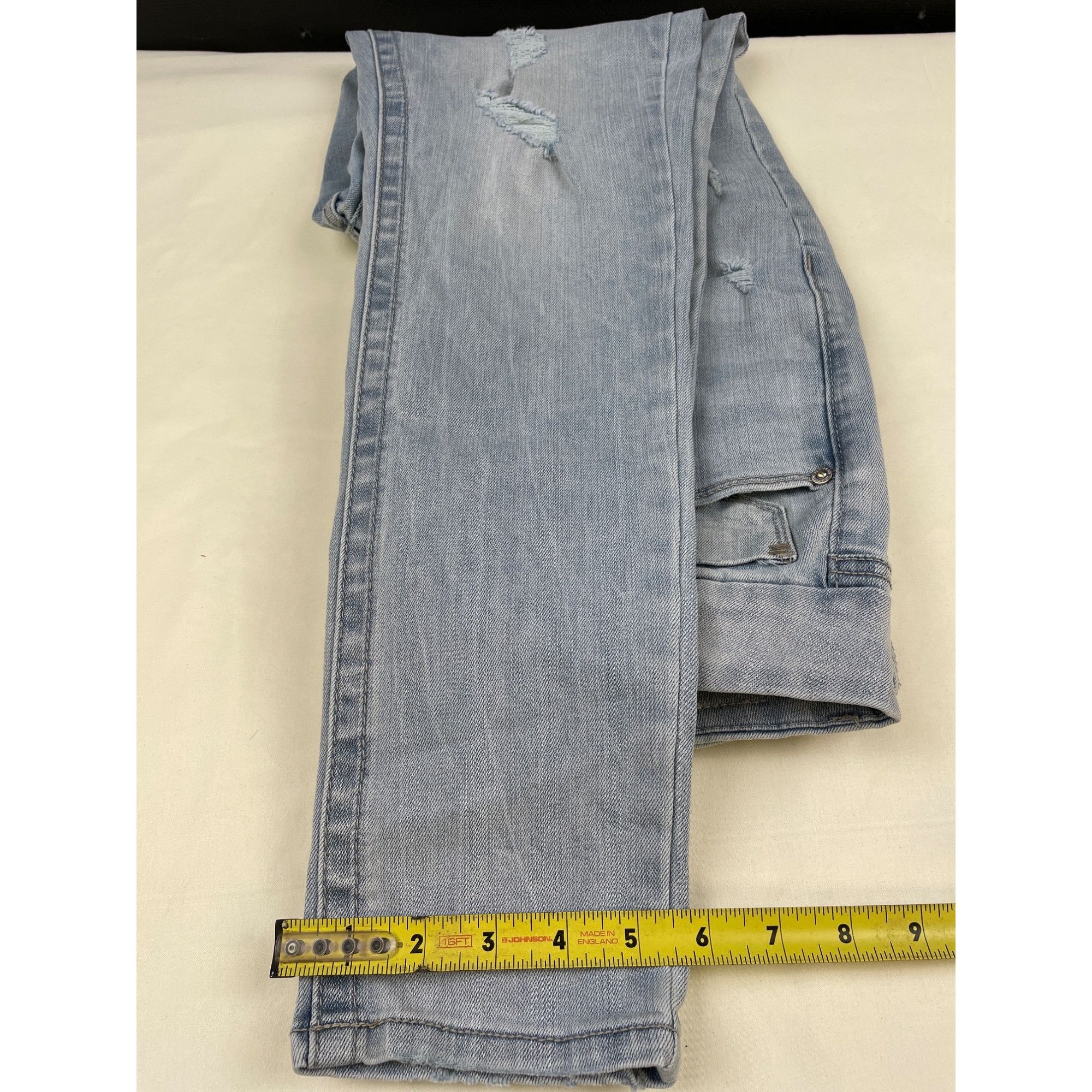 Other Seven7 Women's Light Blue Jeans Tummyless High Rise Size 8x2 Size 30" / US 8 / IT 44 - 8 Thumbnail