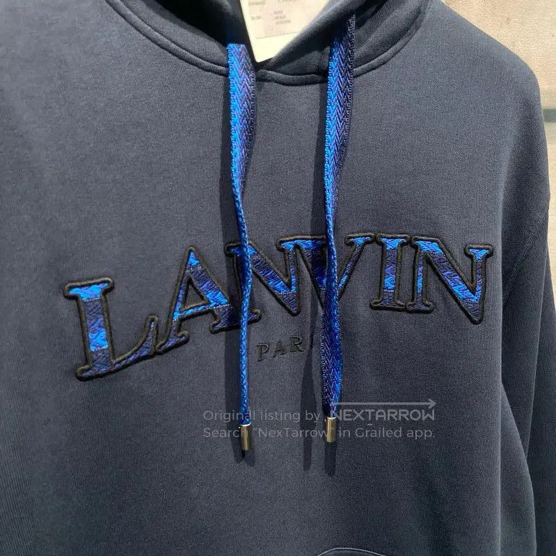 Lanvin Lanvin Men's Winter Cotton Long Sleeve Hoodie . Size US M / EU 48-50 / 2 - 2 Thumbnail