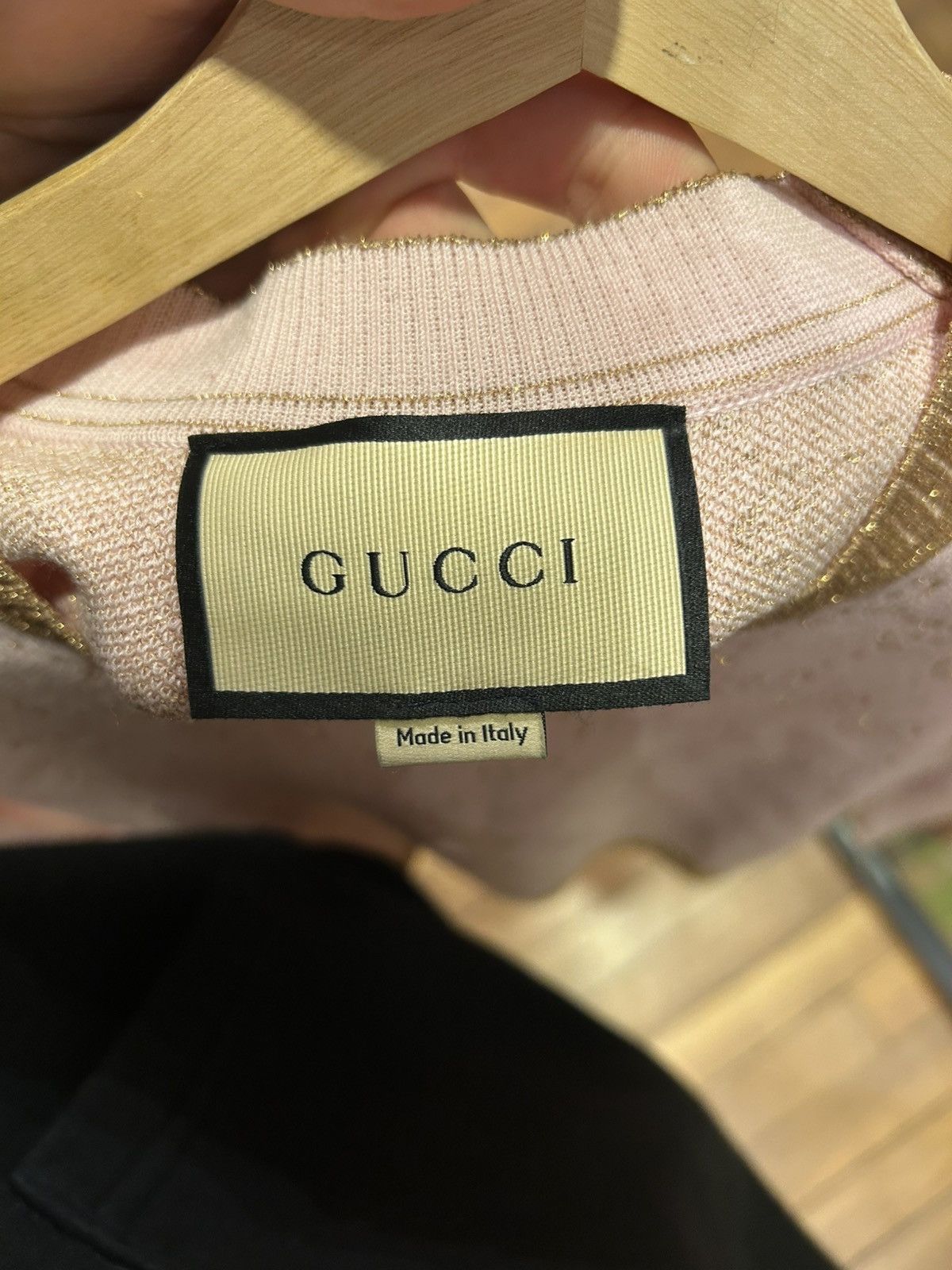 Gucci Gucci GG Supreme Knit LS Shirt Size L / US 10 / IT 46 - 3 Thumbnail
