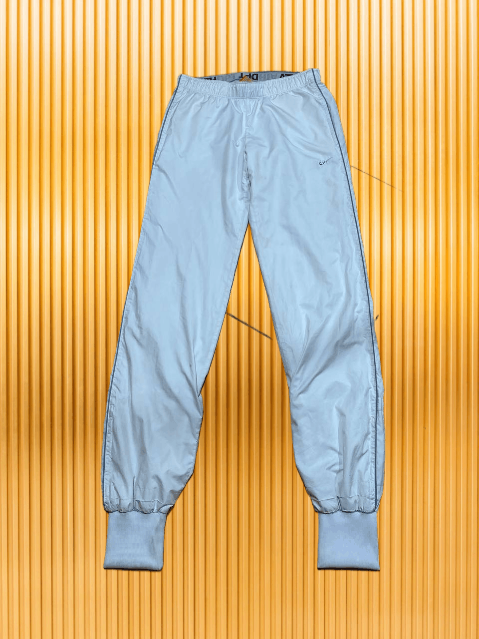 Nike Rare Vintage NYLON Nike Drill Track Pants Swoosh Air Y2K Size US 28 / EU 44 - 1 Thumbnail