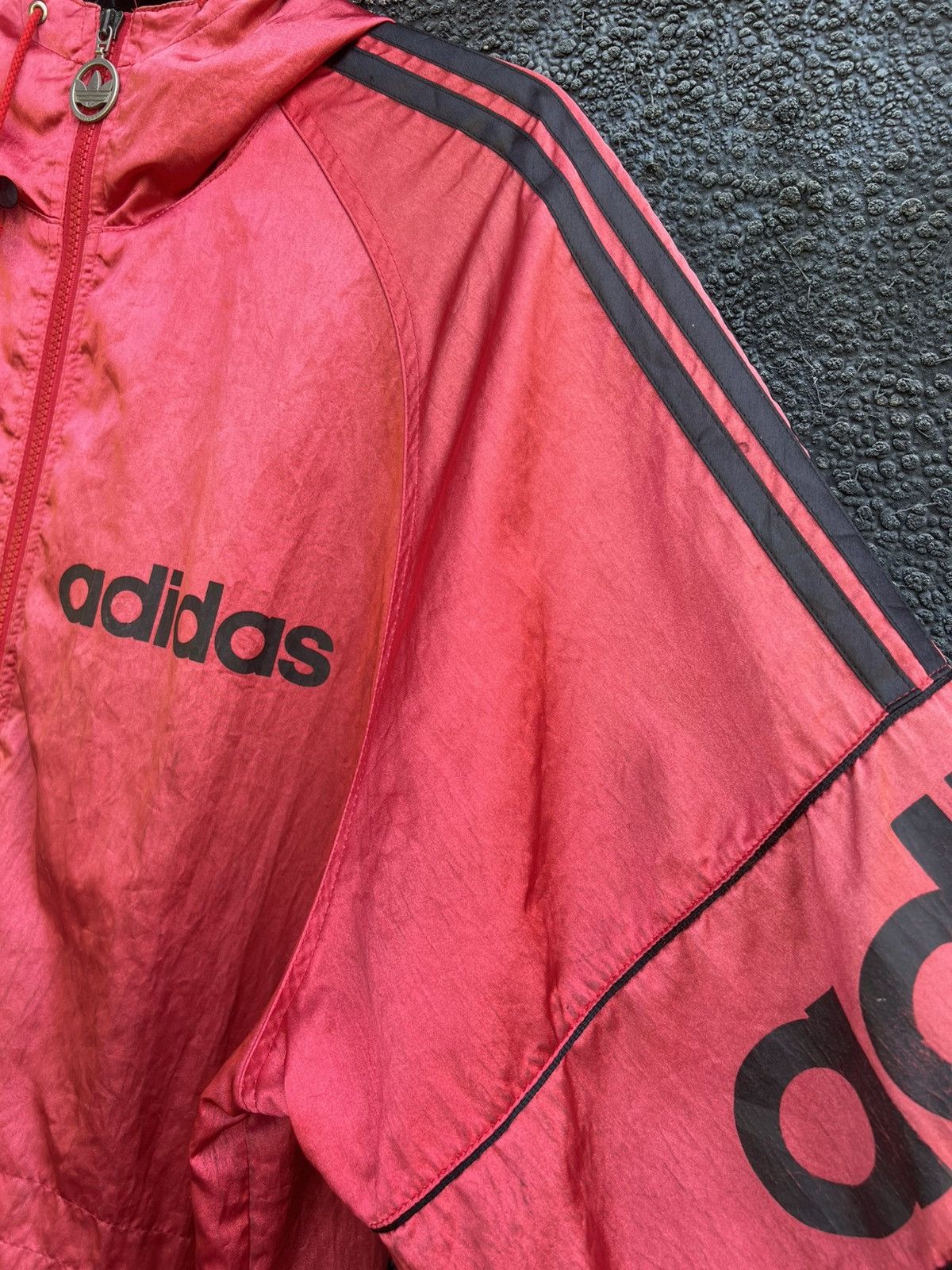 Adidas Vintage Adidas Descente Windbreaker Jacket Big Logo Size US XL / EU 56 / 4 - 5 Thumbnail