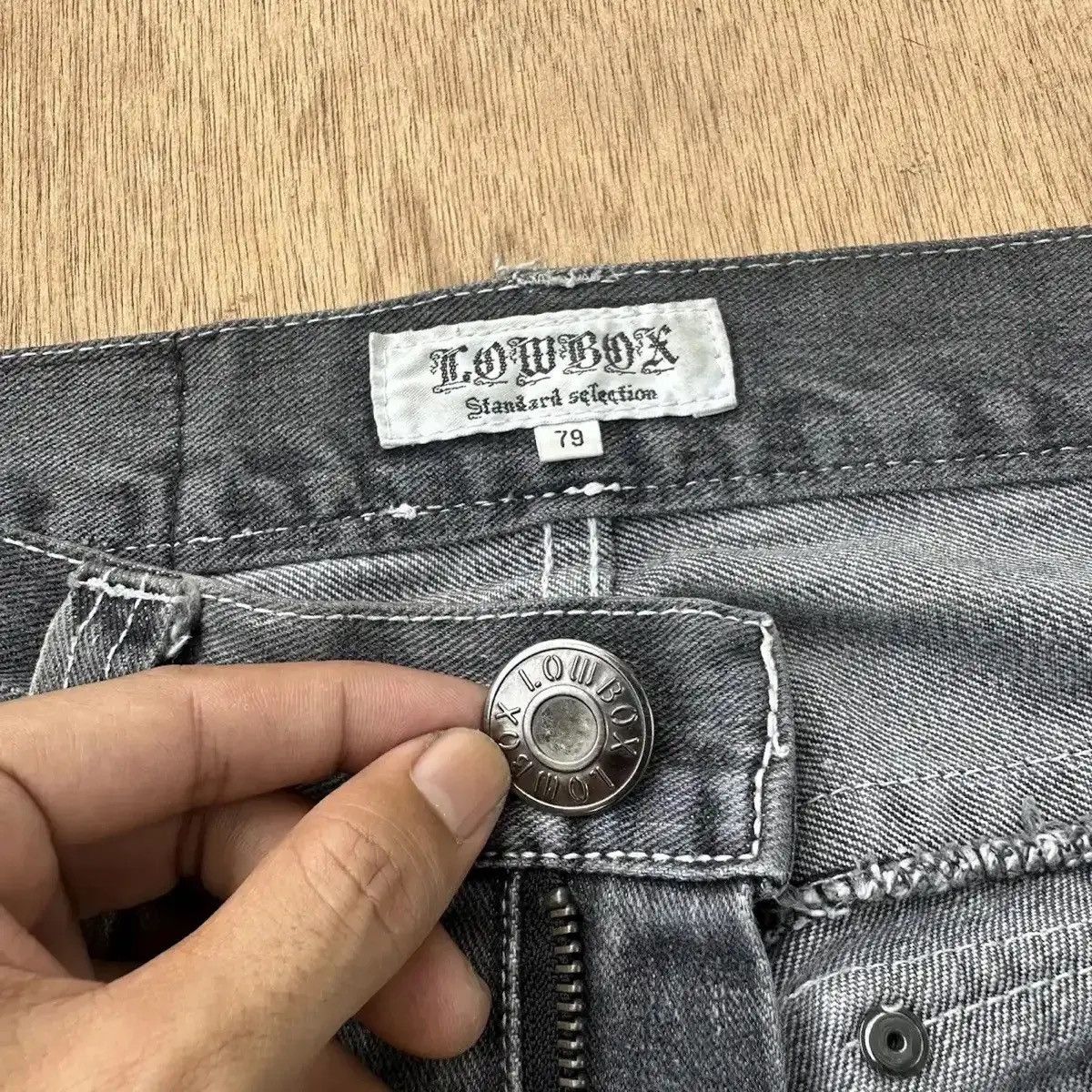 LOWBOX SEND OFFERS 🔥VINTAGE LOWBOX JEANS PUNK BONDAGE FLARE W30 L32 Size US 30 / EU 46 - 8 Thumbnail