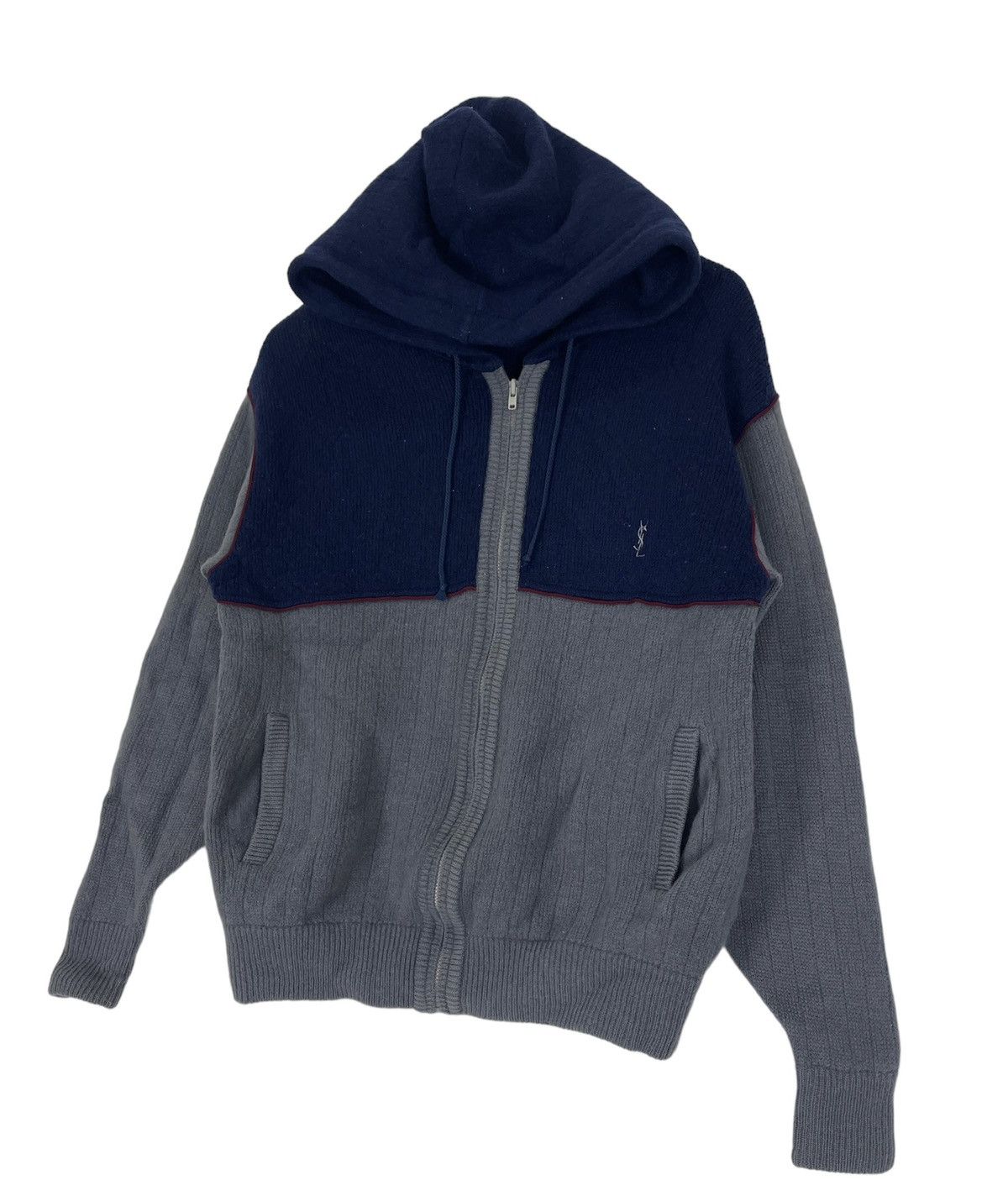 Yves Saint Laurent YVES SAINT LAUREN TRICOT POUR HOMME ZIPPER SWEATSHIRT HOODIE Size US M / EU 48-50 / 2 - 3 Thumbnail