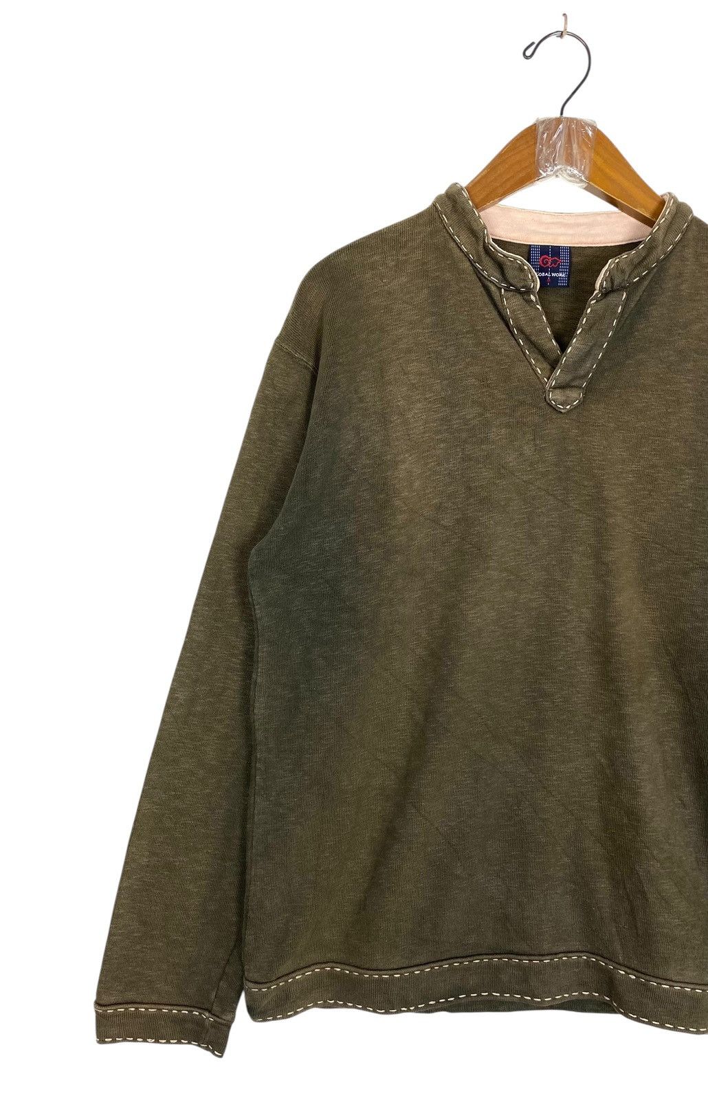 Global Work Rare‼️ Vintage Global Work Sweatshirt Size US M / EU 48-50 / 2 - 2 Thumbnail