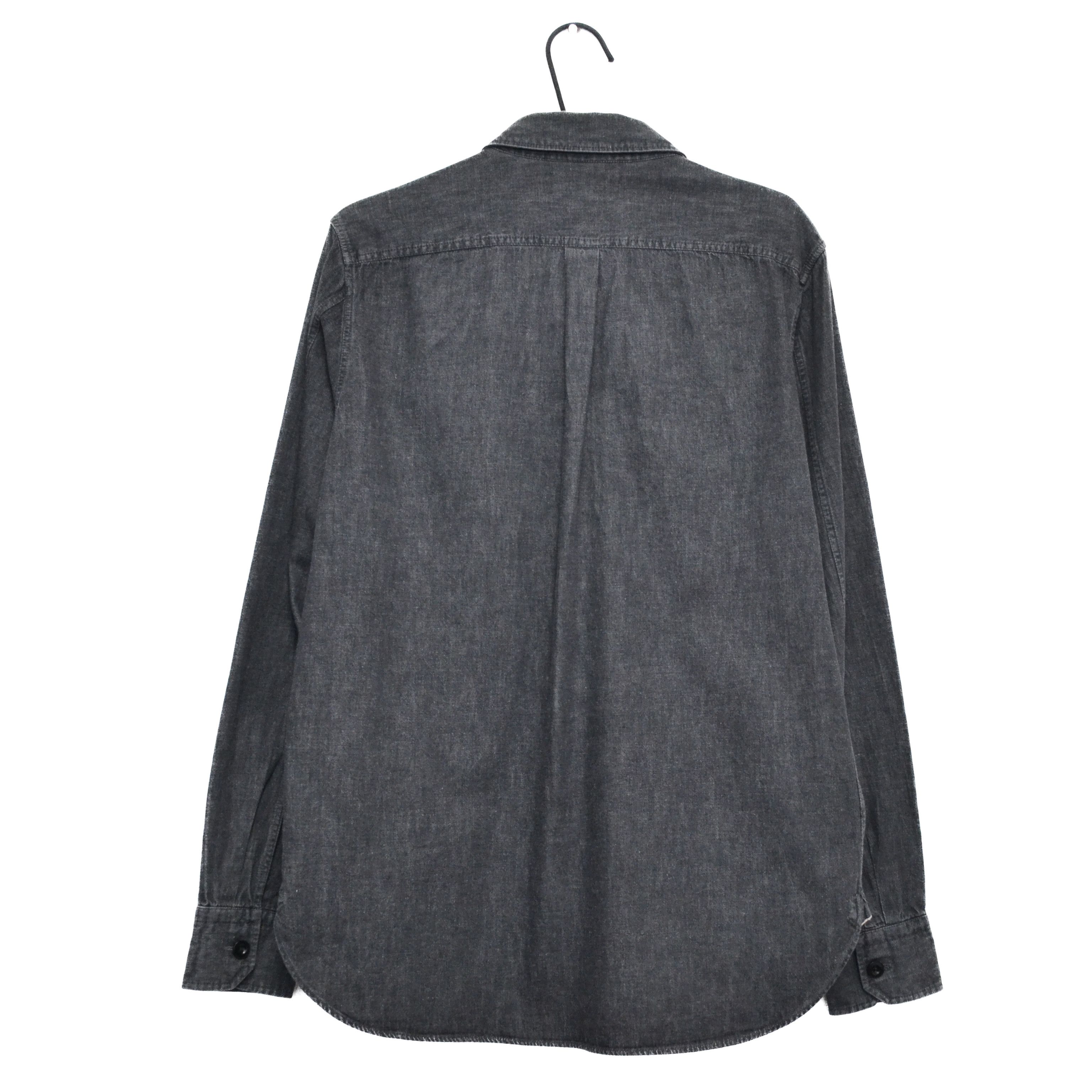Mr P. Porter 100% Cotton Men’s Gray Long Sleeve Shirt