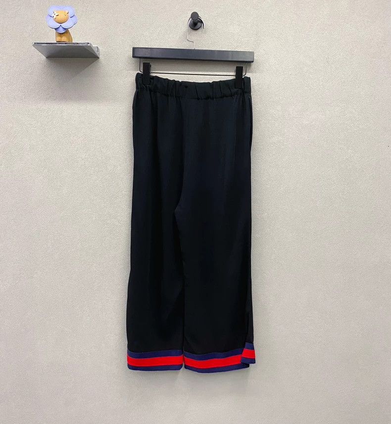 Gucci Gucci Black side striped trousers 2502-Nextarrow Size US 36 / EU 52 - 2 Thumbnail