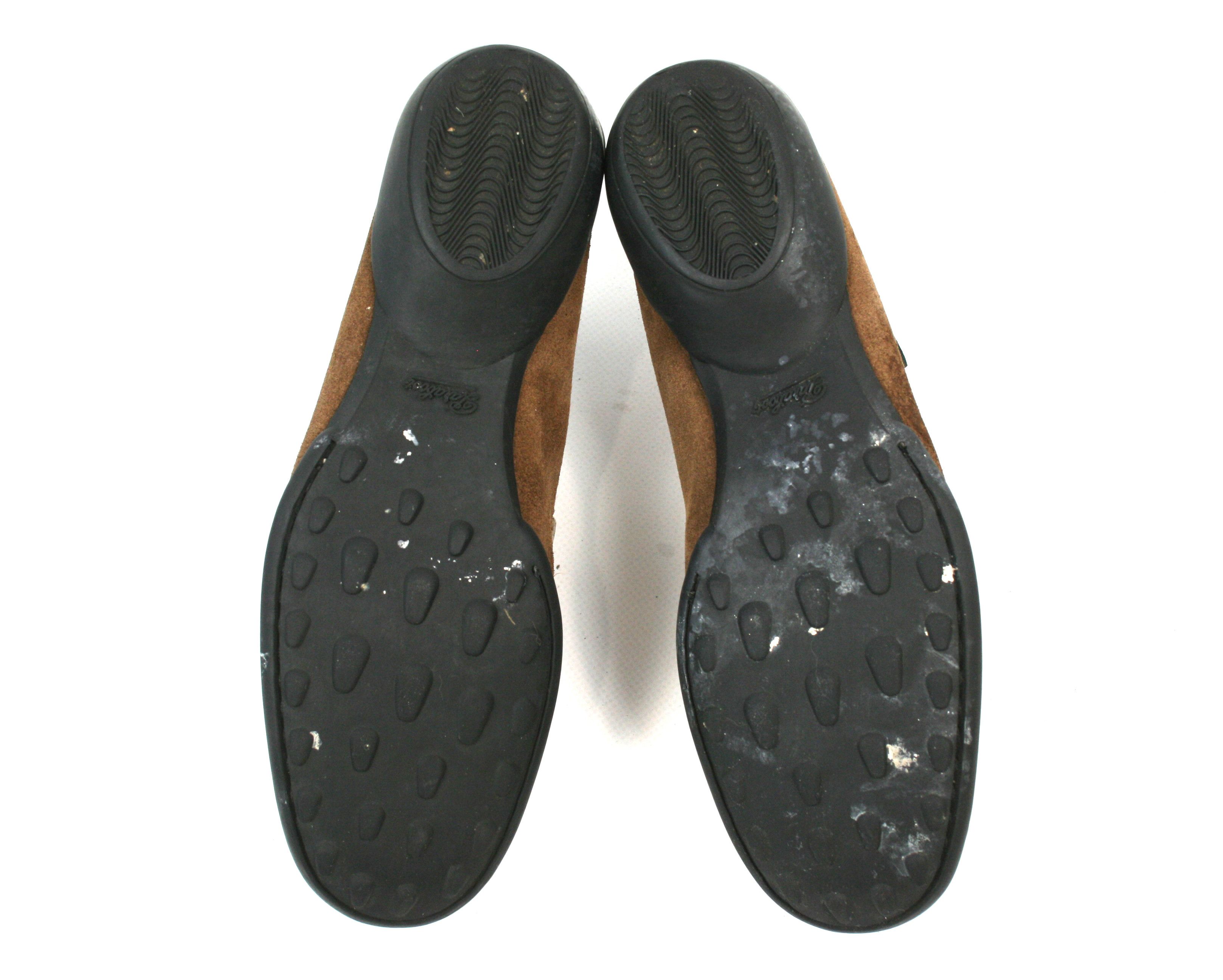 Paraboot 90S Cabrio Damier Suede Penny Loafers Vintage Size US 5.5 / IT 35.5 - 11 Thumbnail