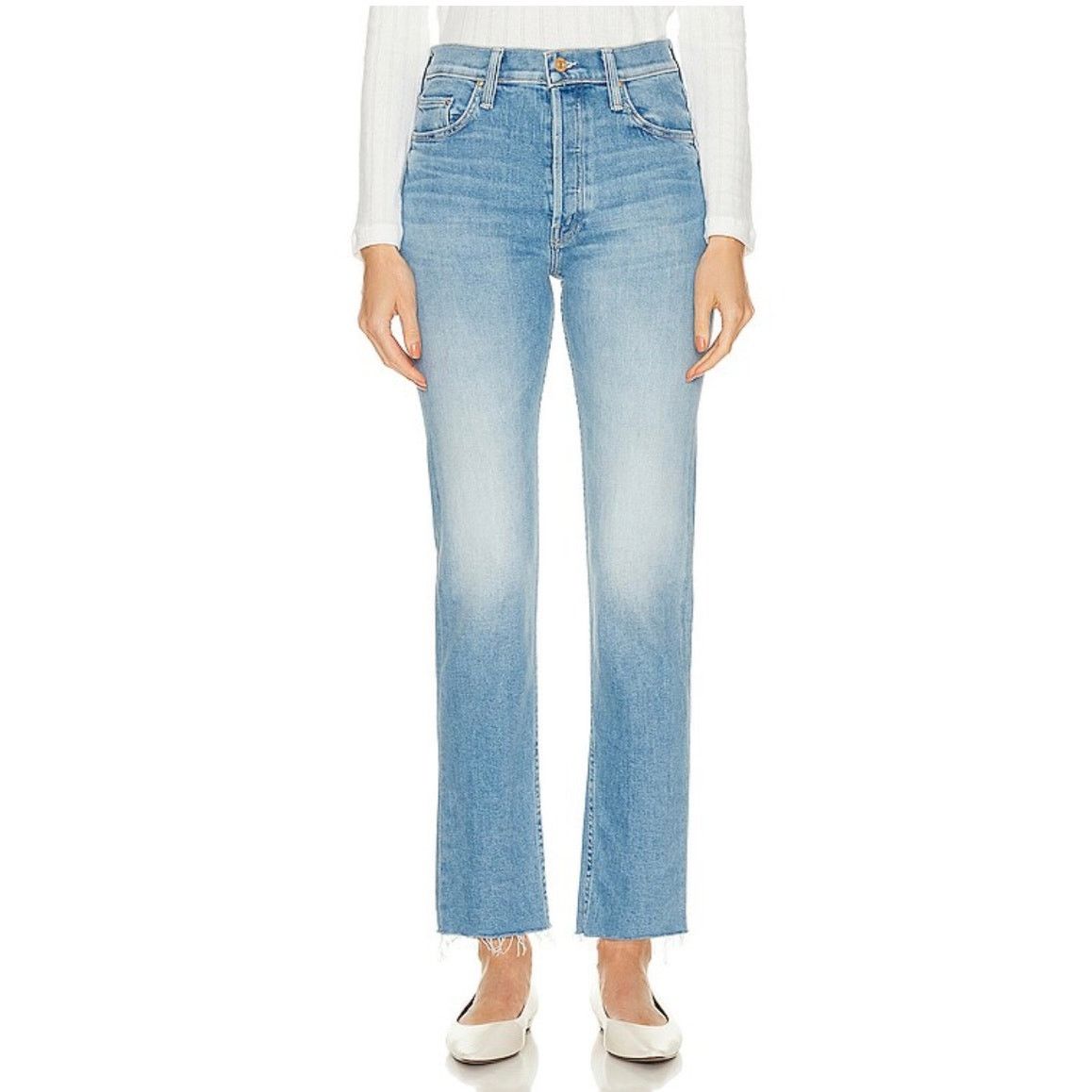 MOTHER Mother the tomcat ankle fray kitty jeans corner size 25 DR Size 25" / US 0 / IT 36 - 1 Thumbnail