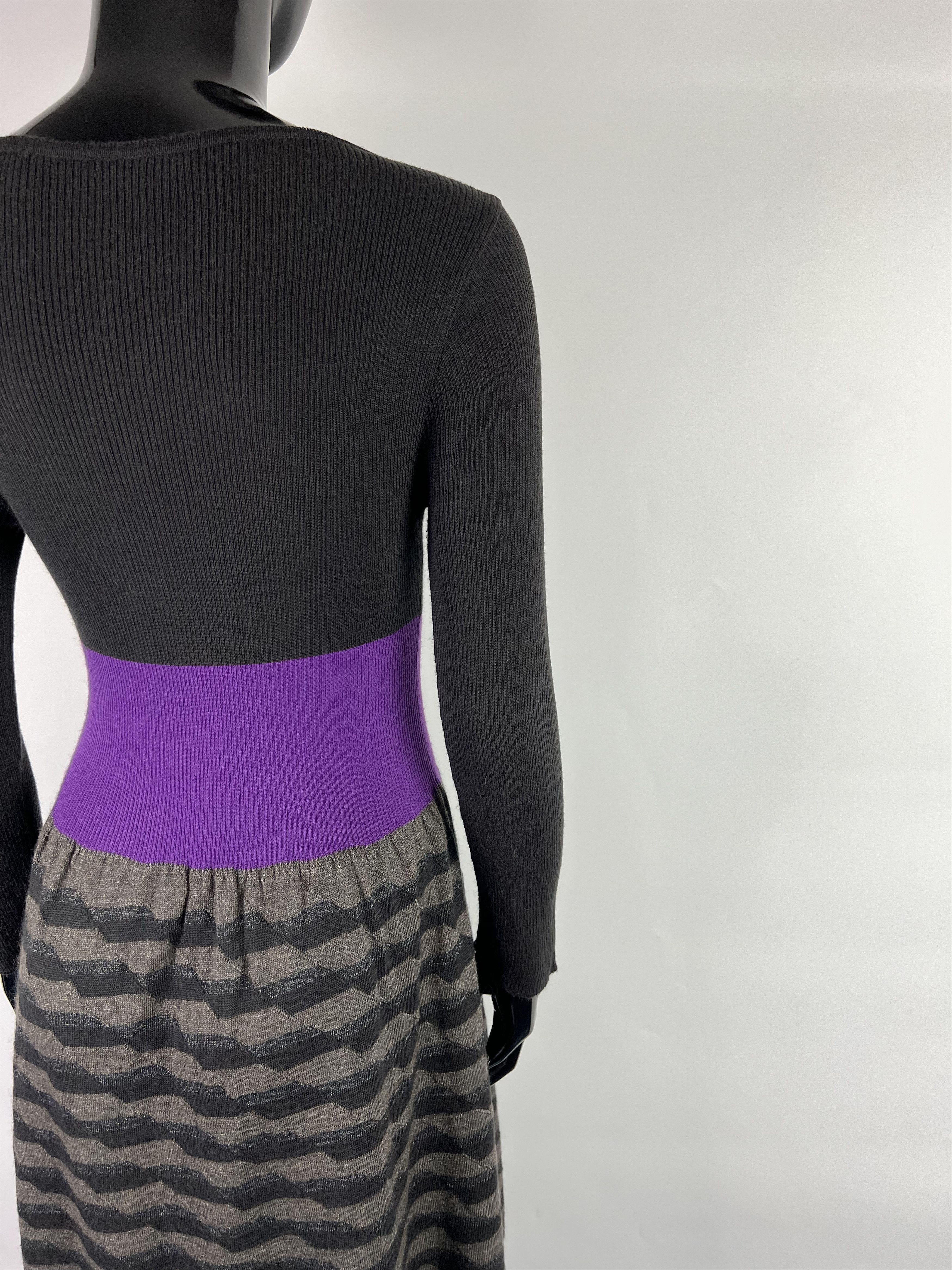 Kenzo Kenzo Wool Midi Dress Size L Size L / US 10 / IT 46 - 4 Thumbnail