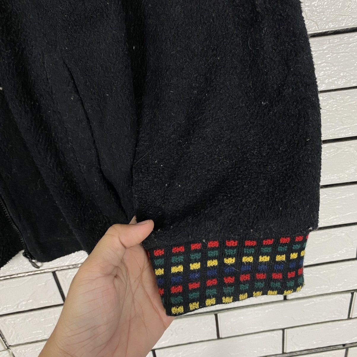Yves Saint Laurent 📌Vintage Zipper Sweater Hoodie Yves Saint Laurent Big Logo Size US L / EU 52-54 / 3 - 16 Thumbnail