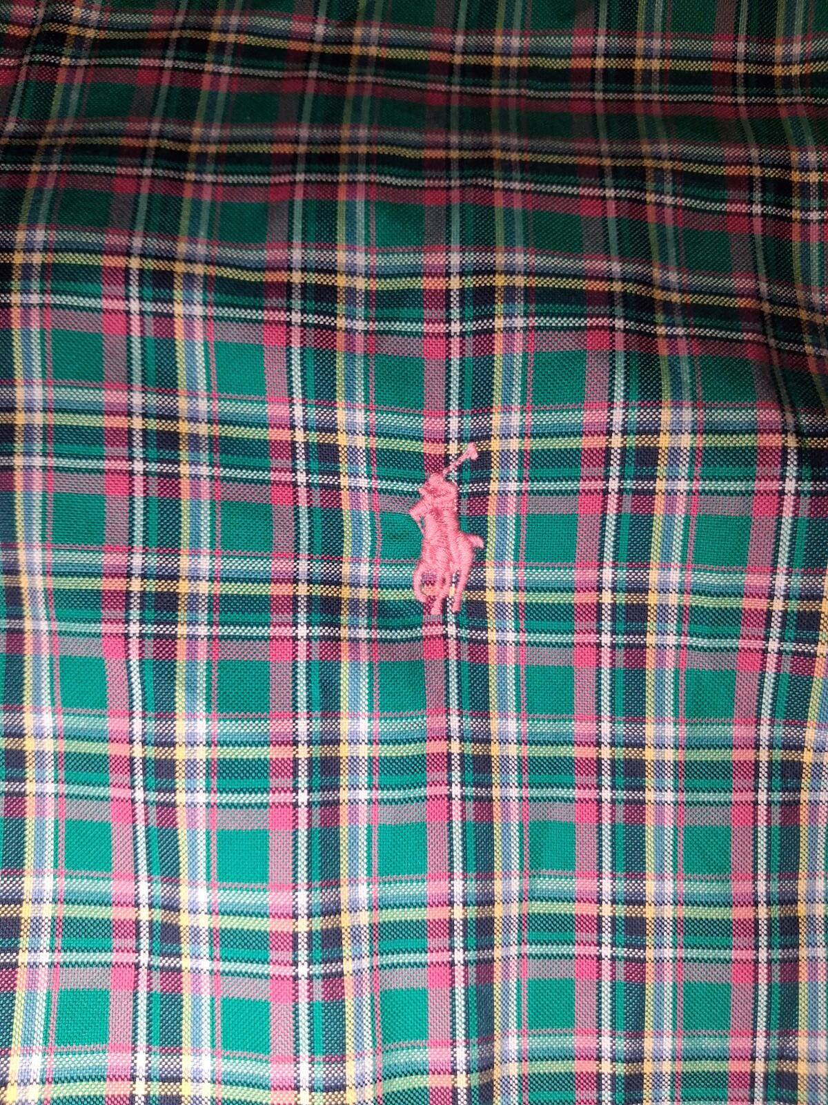 Polo Ralph Lauren Polo Ralph Lauren Button Up Shirt Mens XL Green Plaid Cotton Size US XL / EU 56 / 4 - 4 Thumbnail