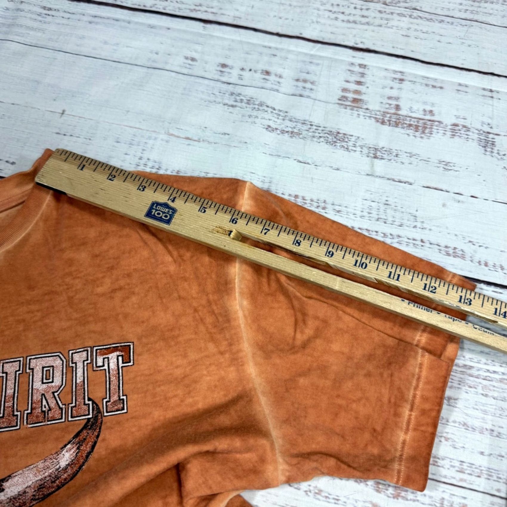 Vintage Refined Canvas Western Tee Sz S Orange Cotton Blend Womens Shirt Cowboy Skull Size S / US 4 / IT 40 - 3 Thumbnail