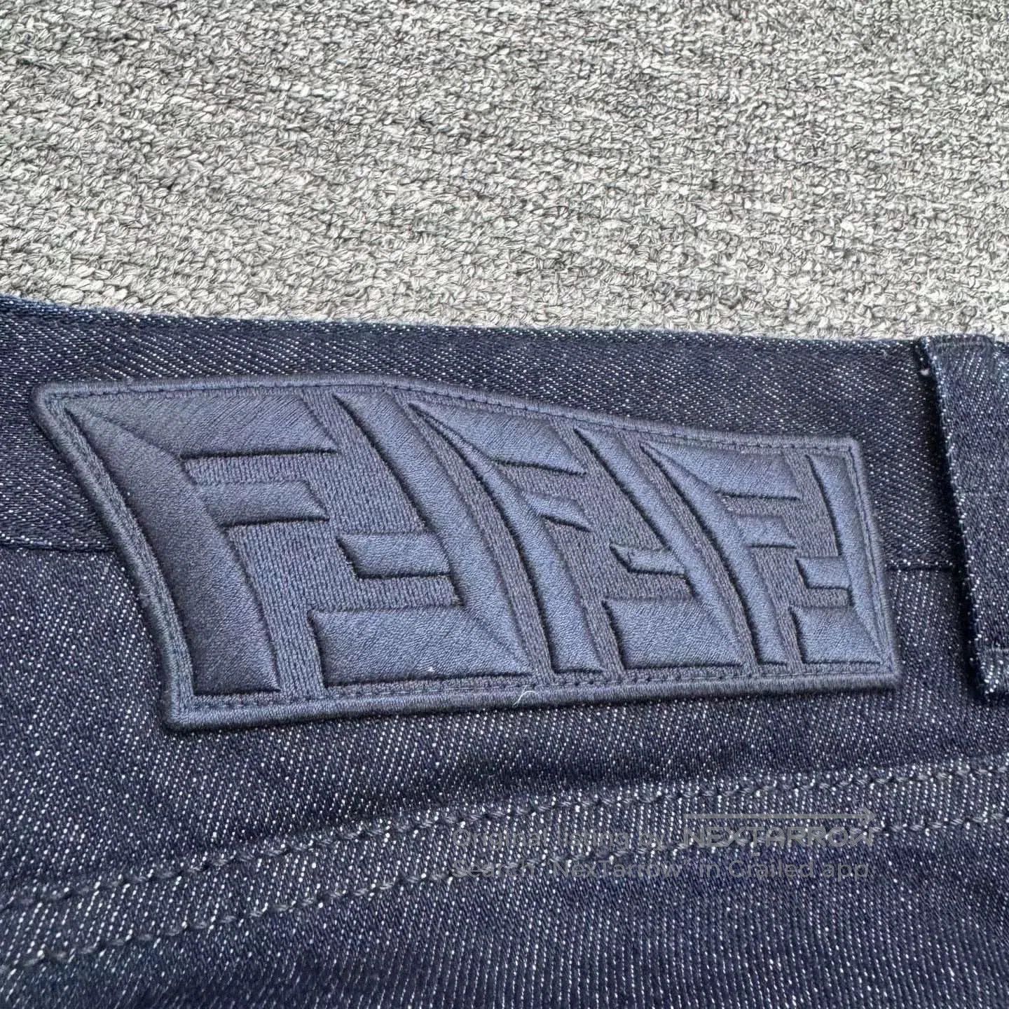 Fendi Fendi Embroidered Logo Denim Jeans. Size US 36 / EU 52 - 6 Thumbnail