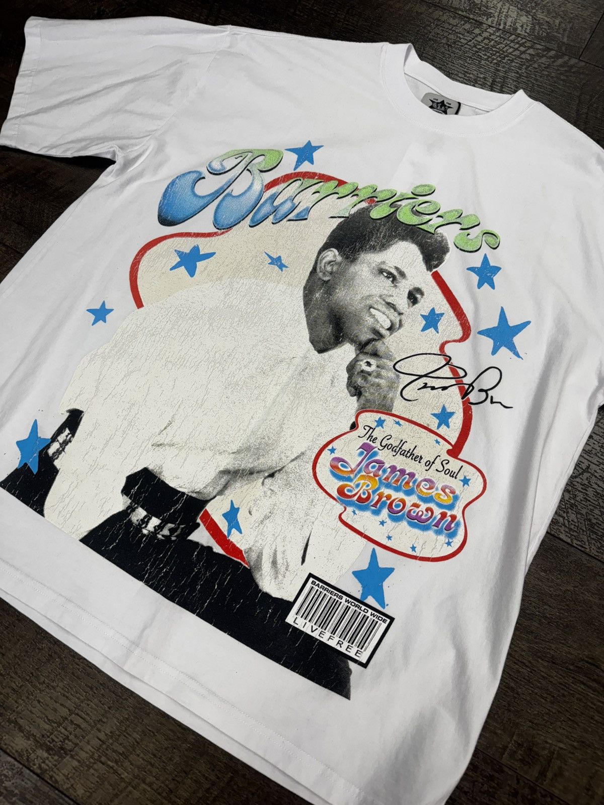 Barriers “James Brown” Tee Size US XXL / EU 58 / 5 - 1 Thumbnail