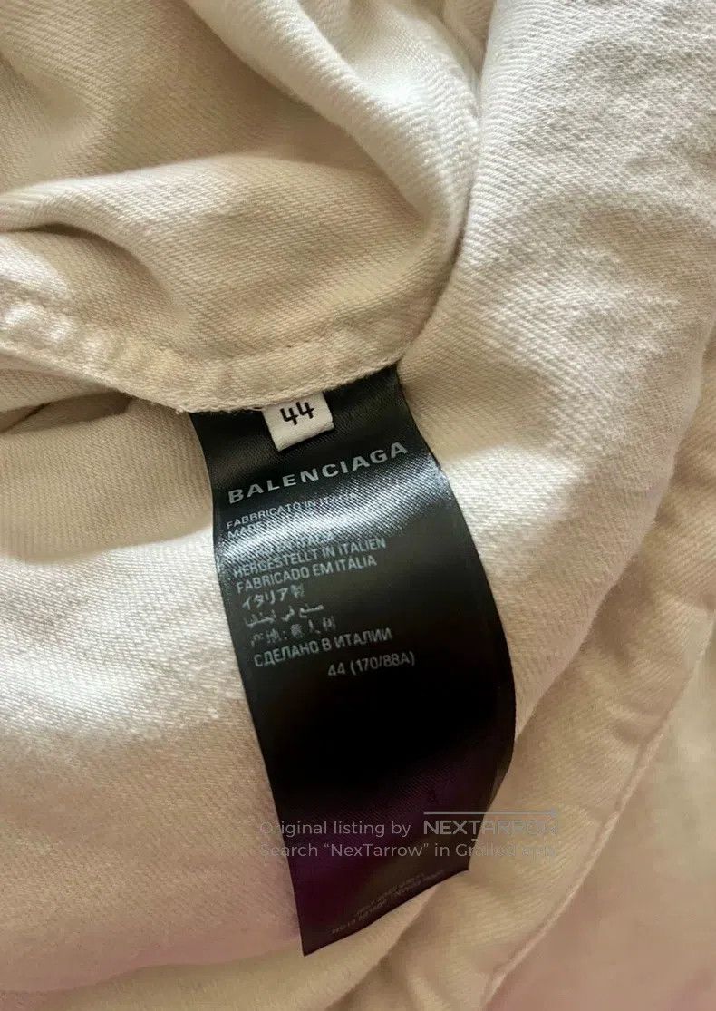 Balenciaga Balenciaga Denim cotton jacket Size US S / EU 44-46 / 1 - 4 Thumbnail
