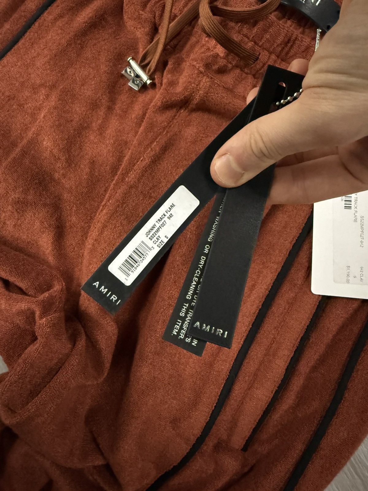 Amiri AMIRI Johnny Track Pants – Rust Size US 29 - 4 Thumbnail