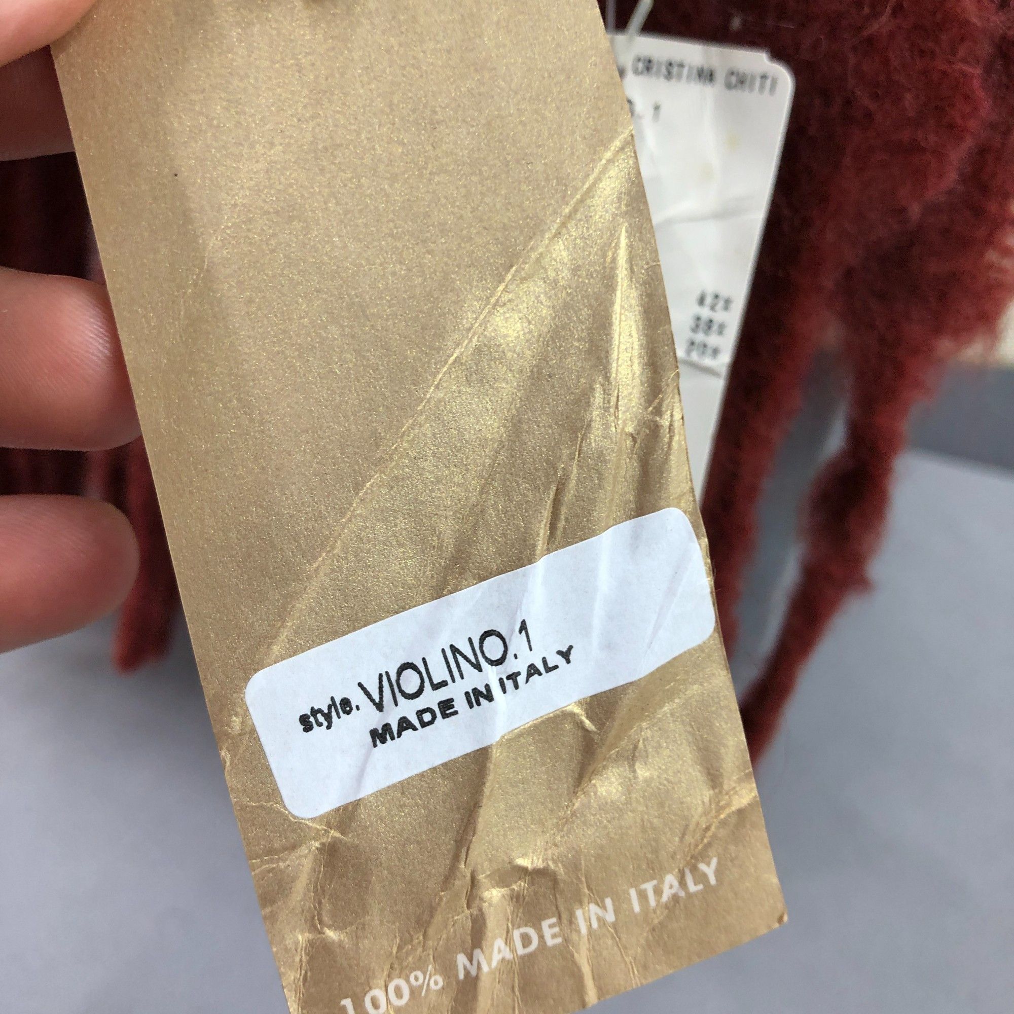Vintage NWT Vintage Cristina Chiti Scarf Long Wool Shawl Scarves. Size ONE SIZE - 9 Thumbnail