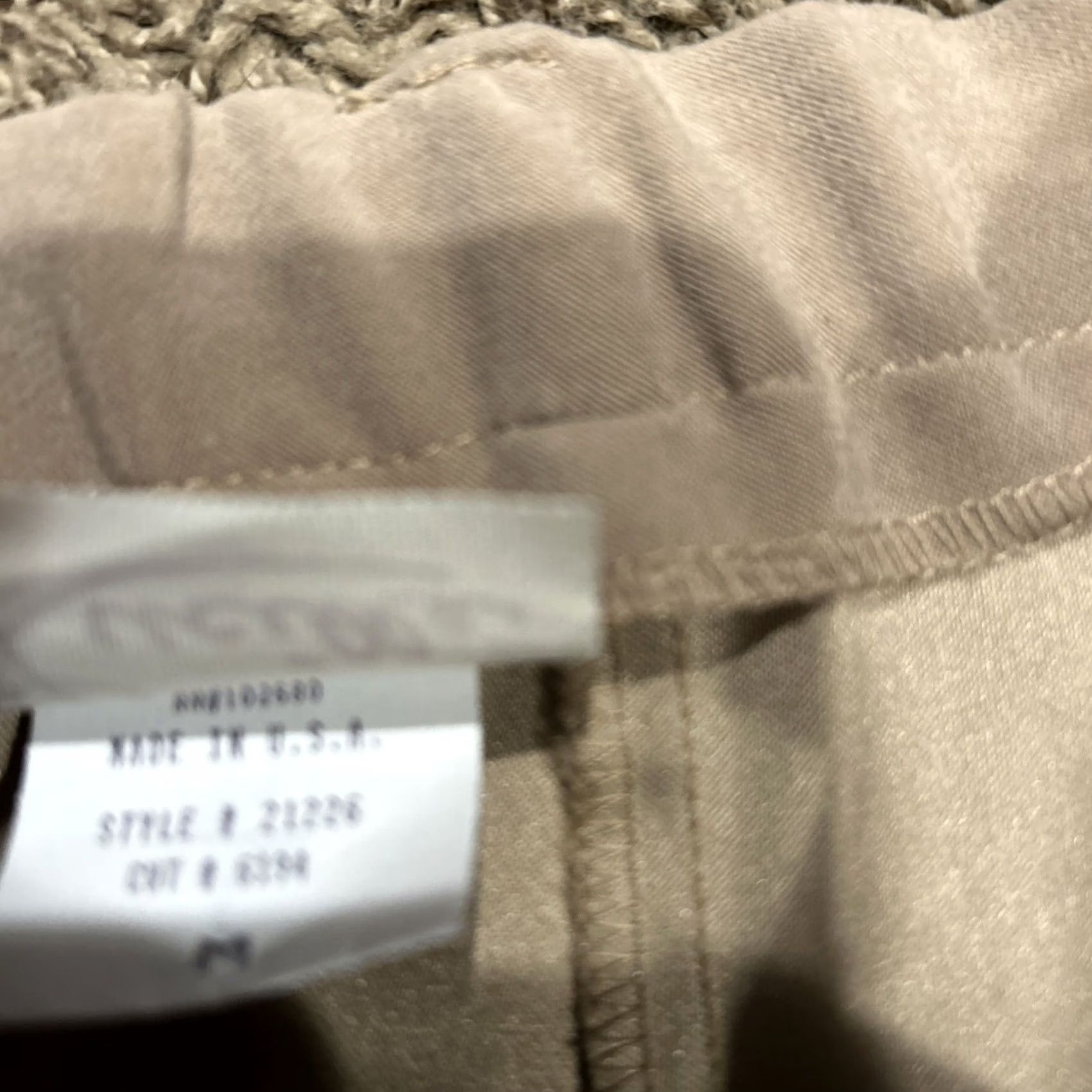 Vintage Vintage Lucille Skirt Women’s M Khaki Velvet Feel Flare Polyester A36 Size 32" / US 10 / IT 46 - 3 Thumbnail