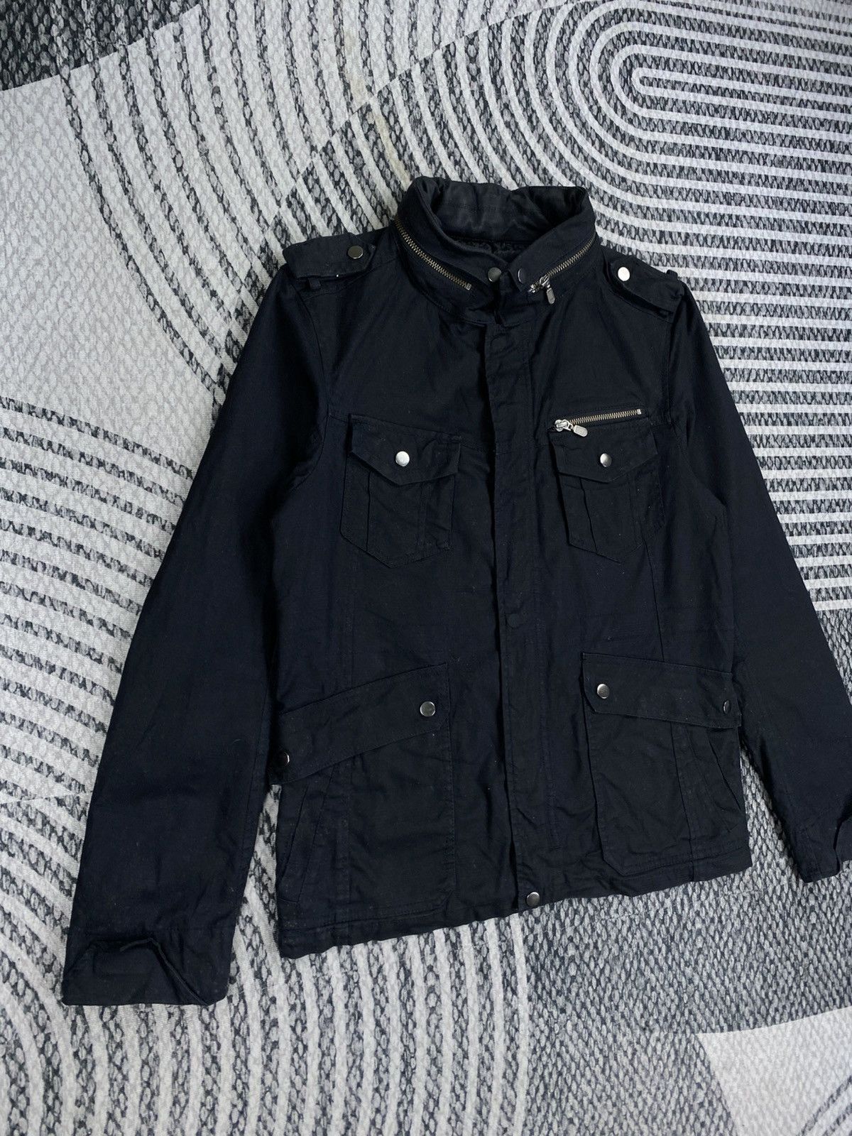 Michel Klein Klein Plus Homme Multipocket Zipper Jacket Size US S / EU 44-46 / 1 - 3 Thumbnail