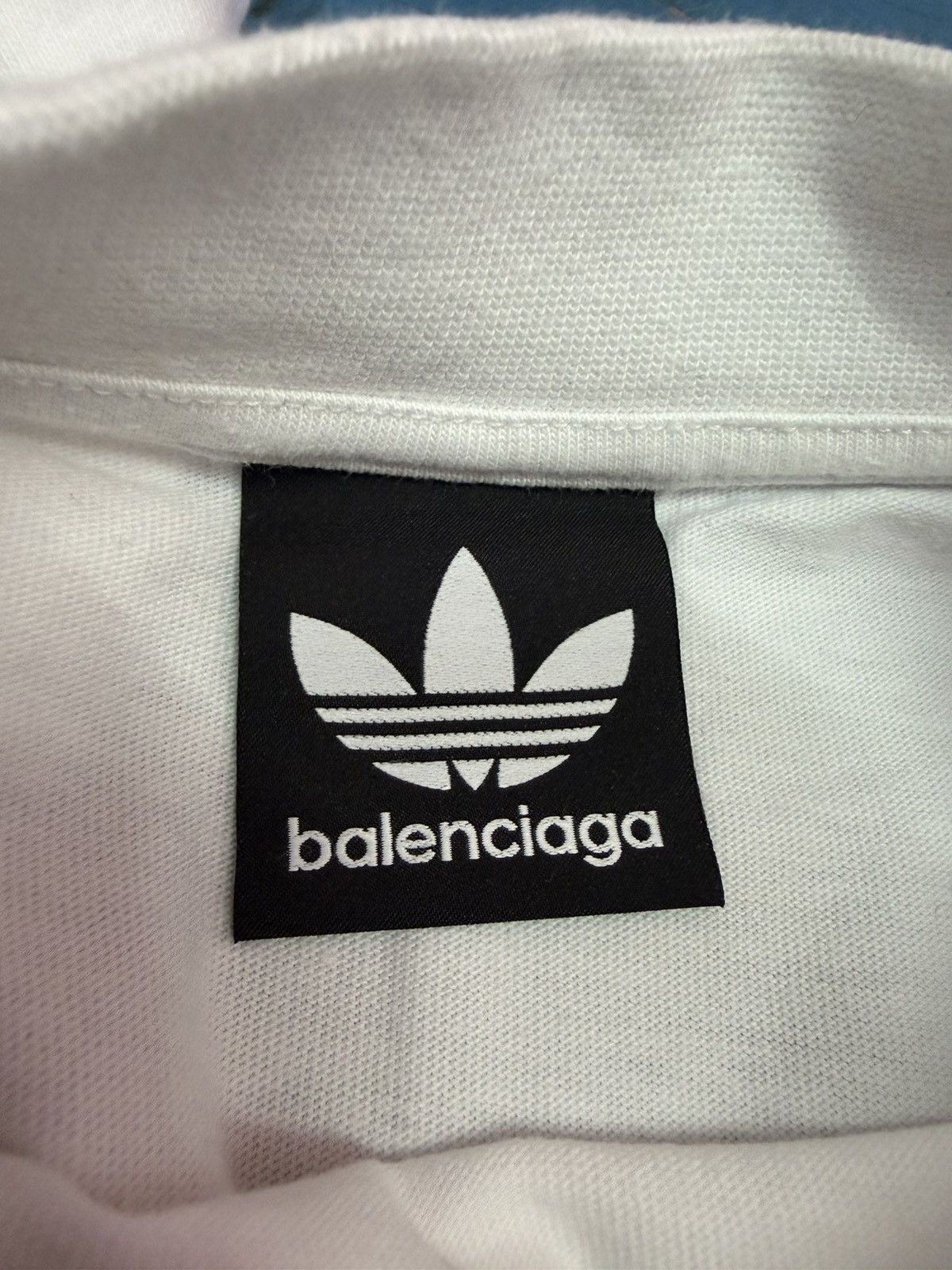 Adidas × Balenciaga BALENCIAGA X ADIDAS WHITE TEE Size US XXL / EU 58 / 5 - 4 Thumbnail