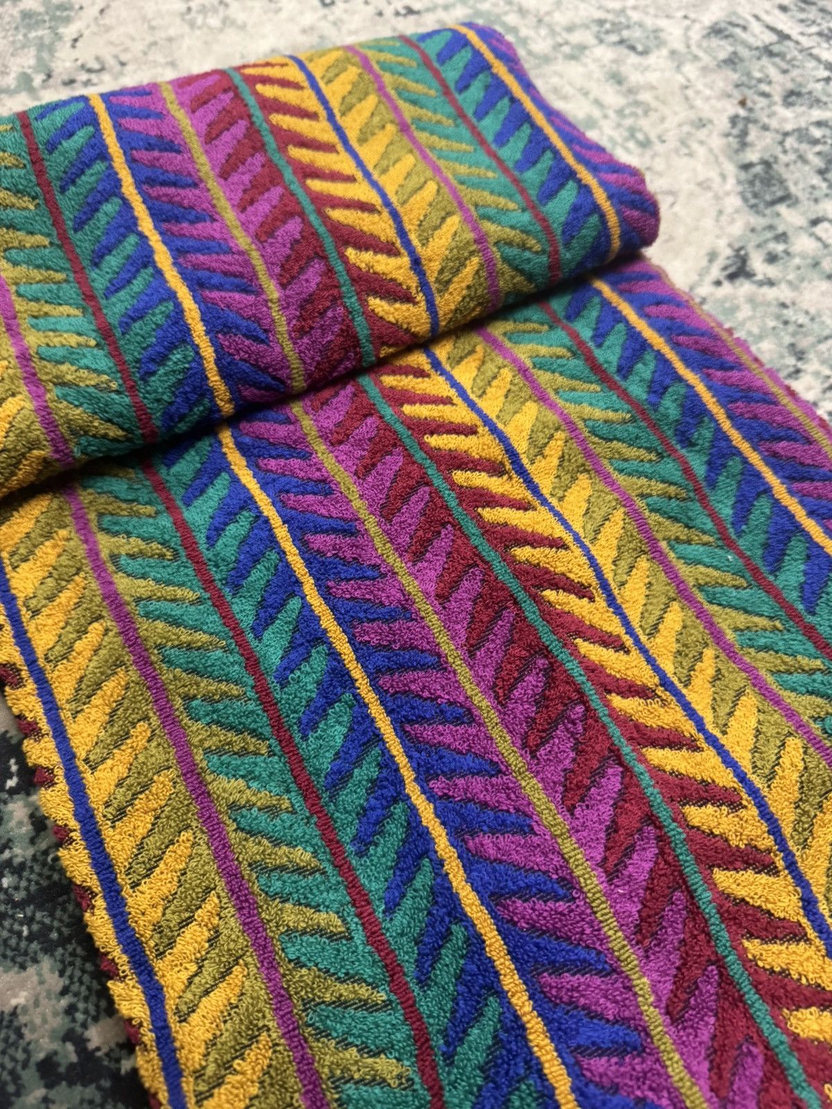 Missoni MISSONI MULTICOLORS HERRING BONES PATTERN BLANKET Size ONE SIZE - 6 Thumbnail