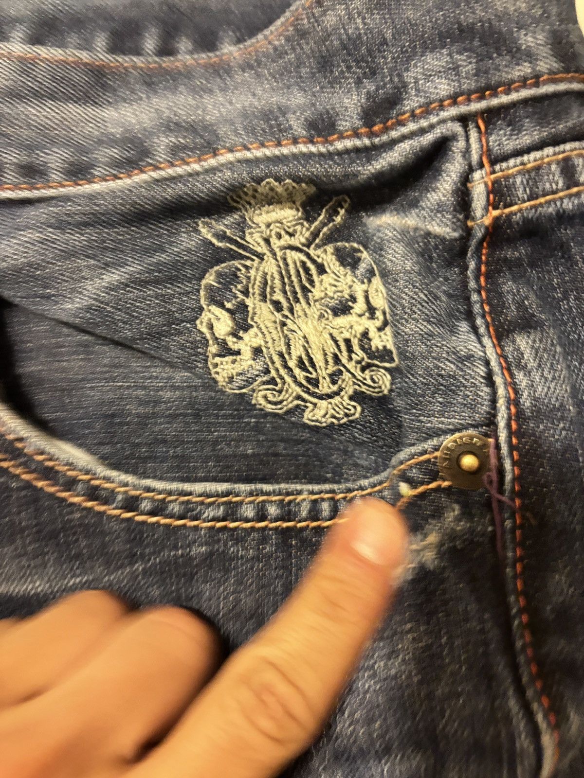 Christian Audigier × Ed Hardy × Vintage Panther denim Size US 42 / EU 58 - 7 Thumbnail
