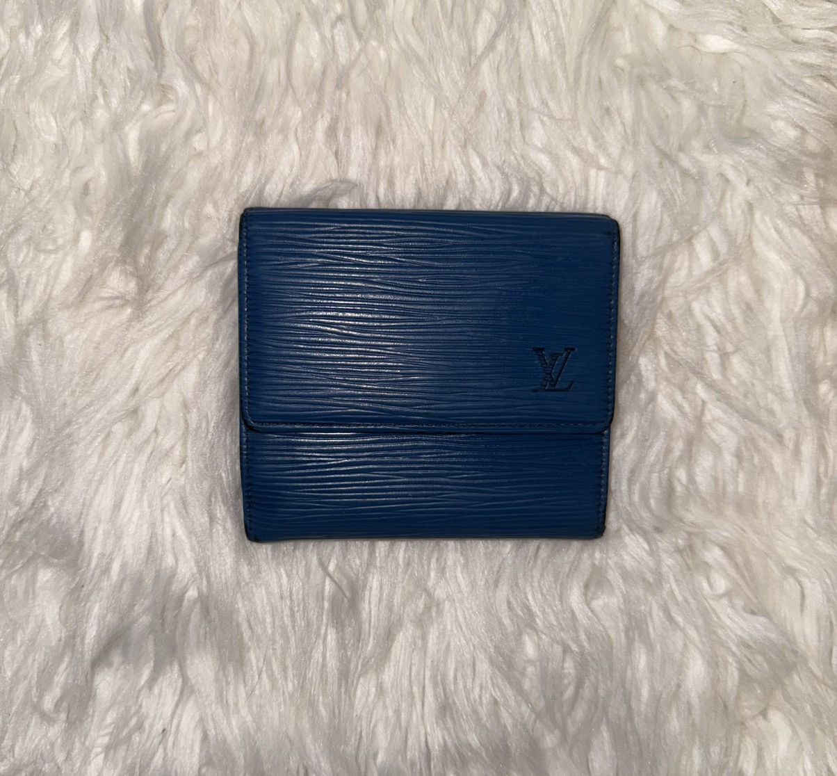 Louis Vuitton Louis Vuitton Blue Epi Wallet Size ONE SIZE - 2 Thumbnail