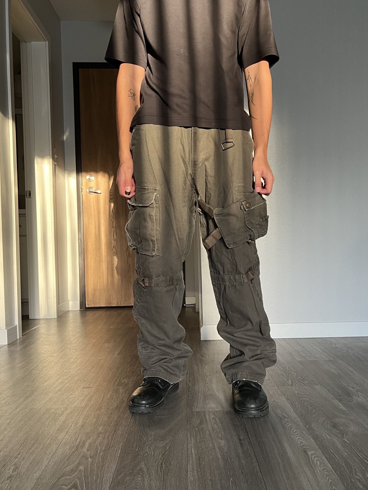 Japanese Brand × Vintage Vintage Tactical MultiFunctional Cargo Pants Size US 31 - 1 Thumbnail