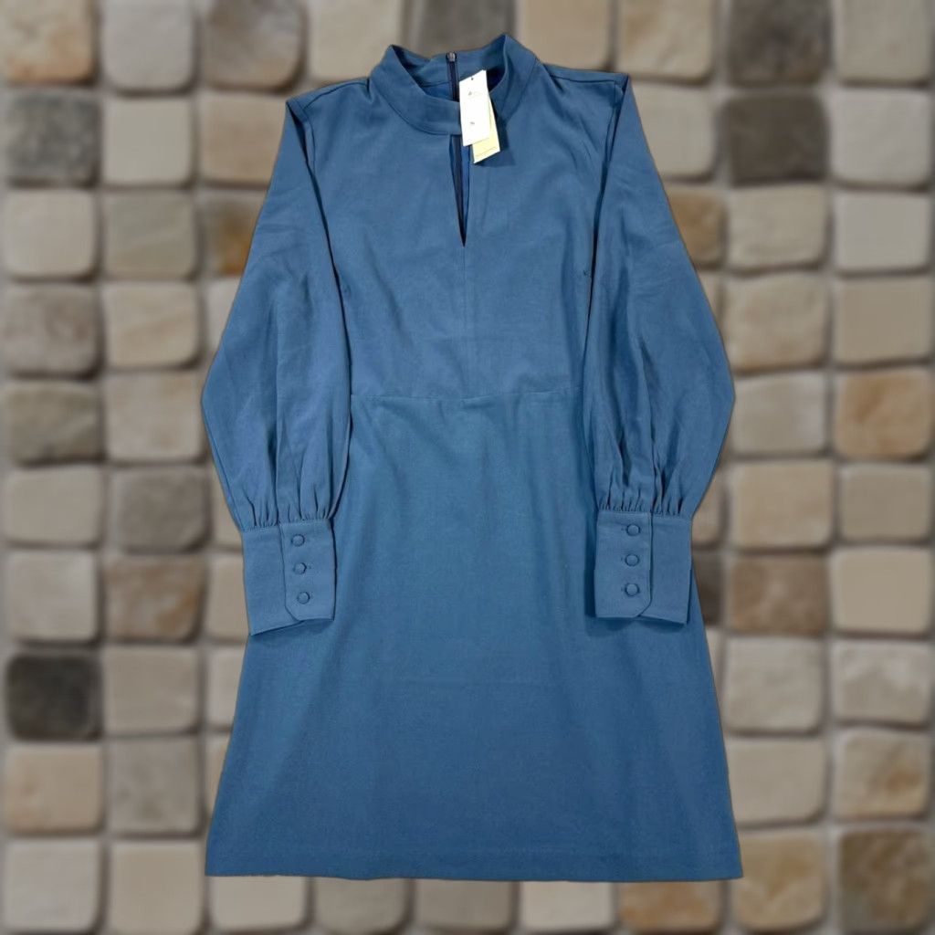 Banana Republic Banana Republic Dress Womens 4 Petite Blue New Size S / US 4 / IT 40 - 1 Thumbnail