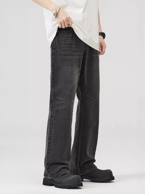 Japanese Brand × Jean Men's washed cleanfit baggy flared jeans Size US 32 / EU 48 - 3 Thumbnail