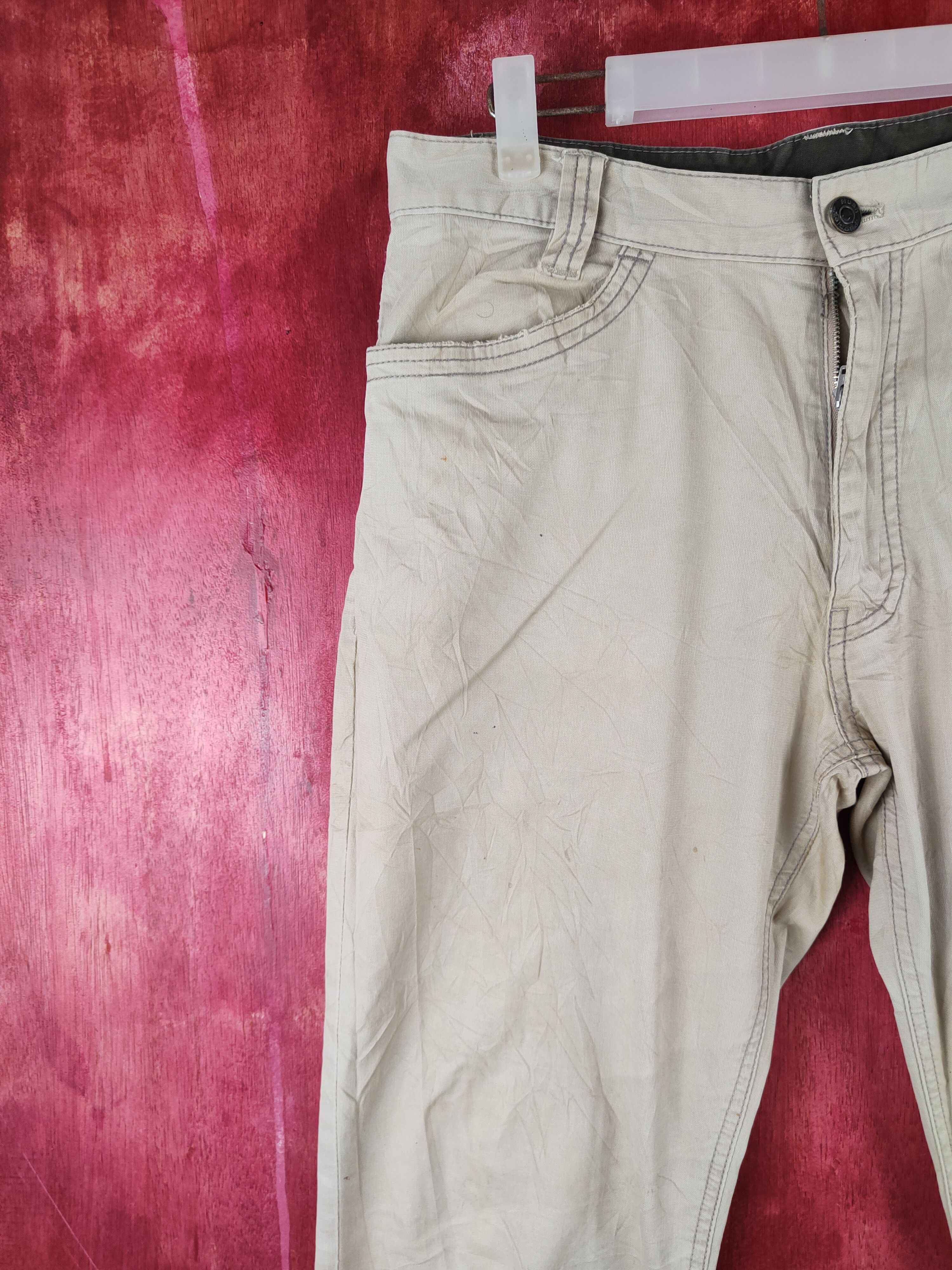 Hush Puppies Hush Puppies Beige Multipocket Casual Pants N#S19 Size US 32 / EU 48 - 3 Thumbnail