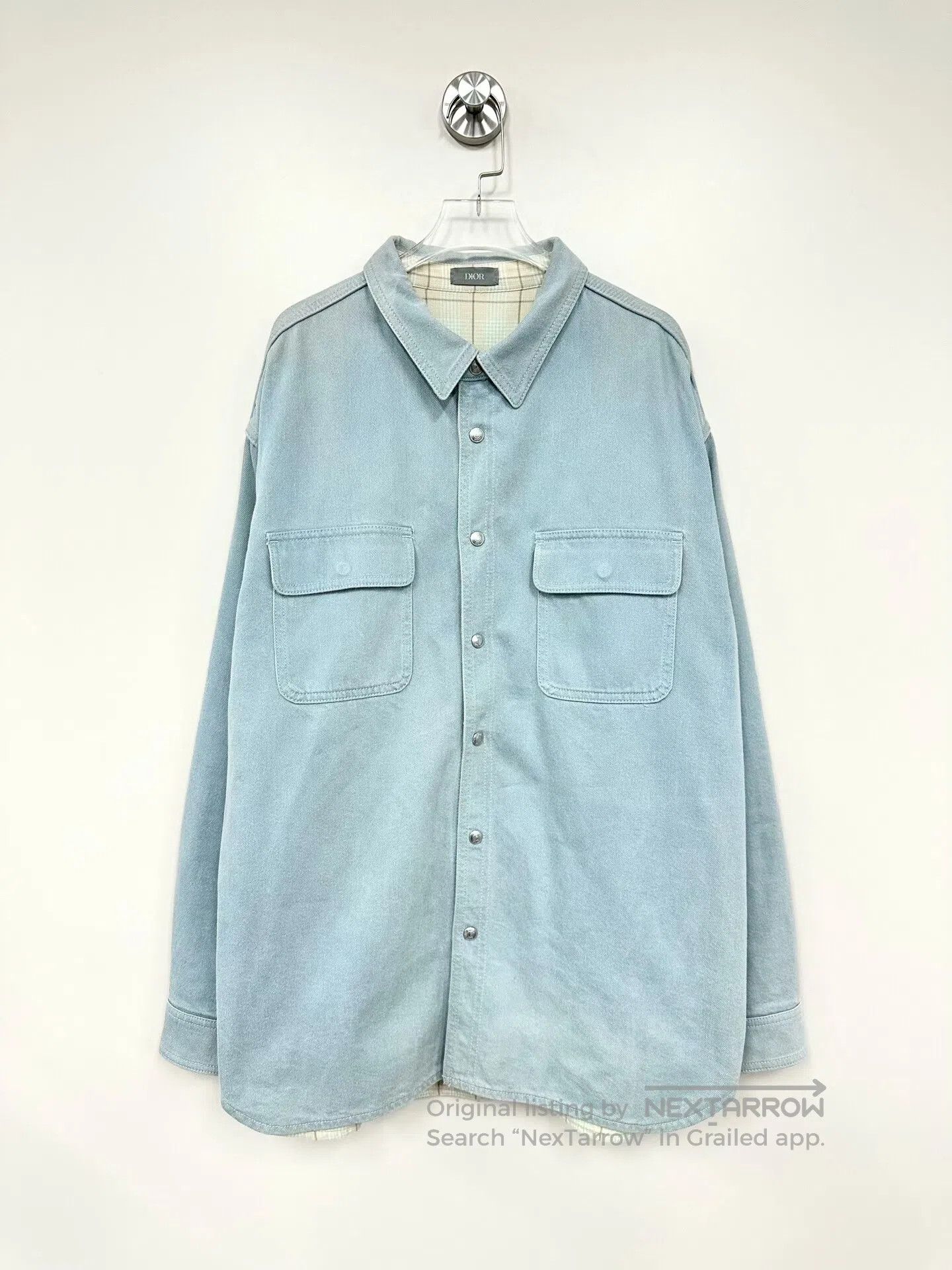 Dior Dior Blue embroidered logo classic double-sided wear jacke Size M / US 6-8 / IT 42-44 - 1 Thumbnail