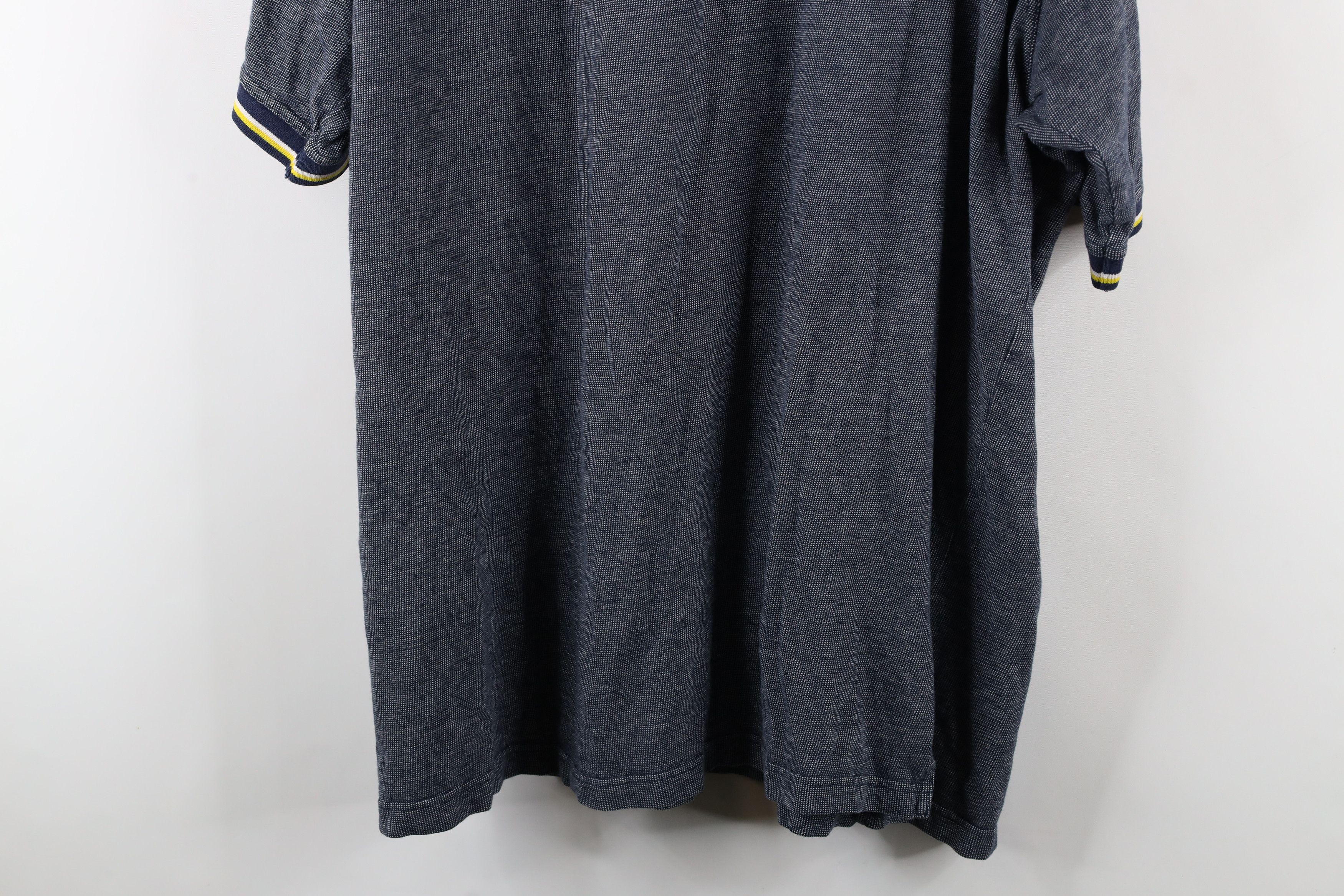 Vintage Vintage 90s House University of Michigan Football Polo Shirt Size US XXL / EU 58 / 5 - 13 Thumbnail
