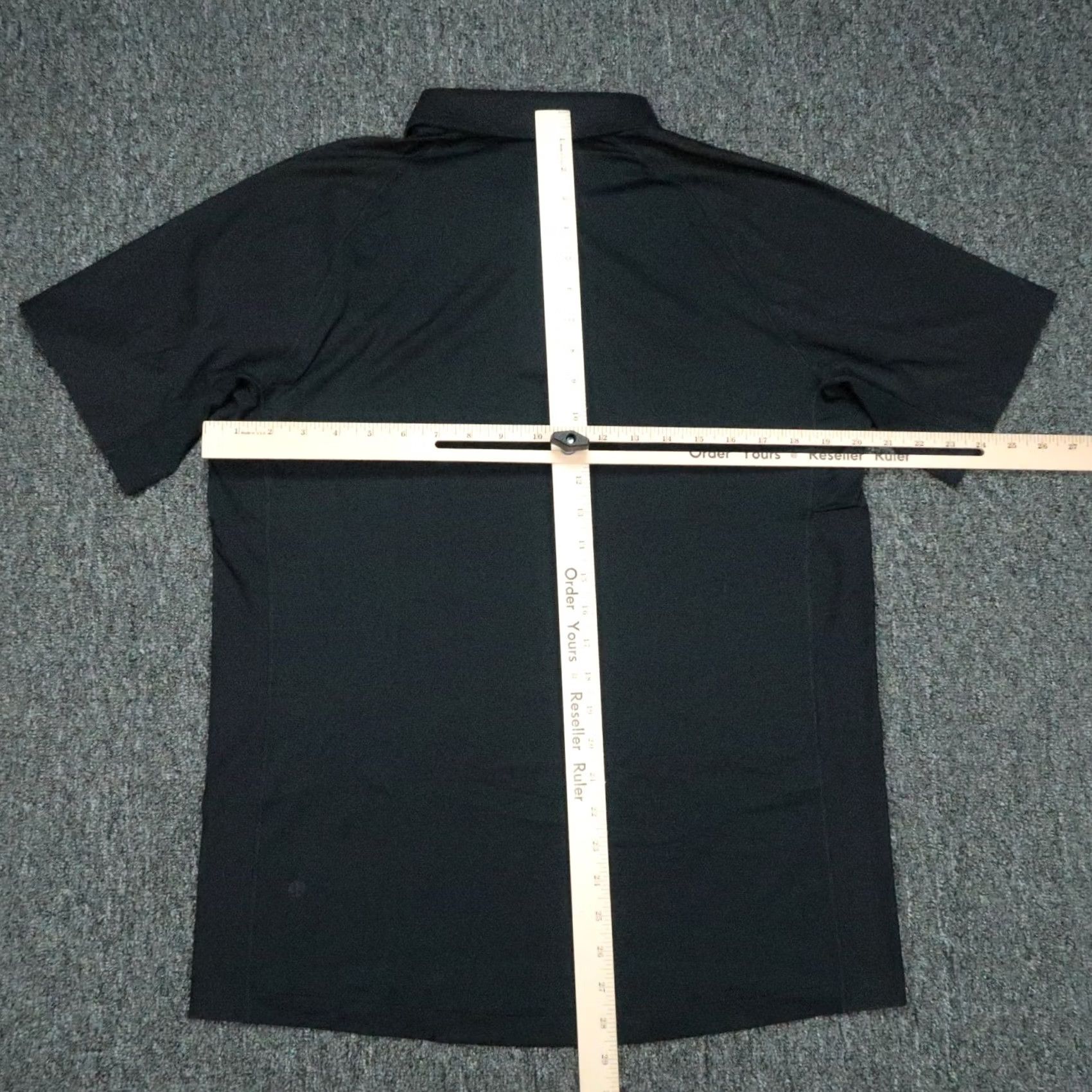 Lululemon Lululemon Polo Shirt Mens M Black Short Sleeve Snap Front Golf Pique Breathable Moisture Wicking Athletic Size US M / EU 48-50 / 2 - 5 Thumbnail