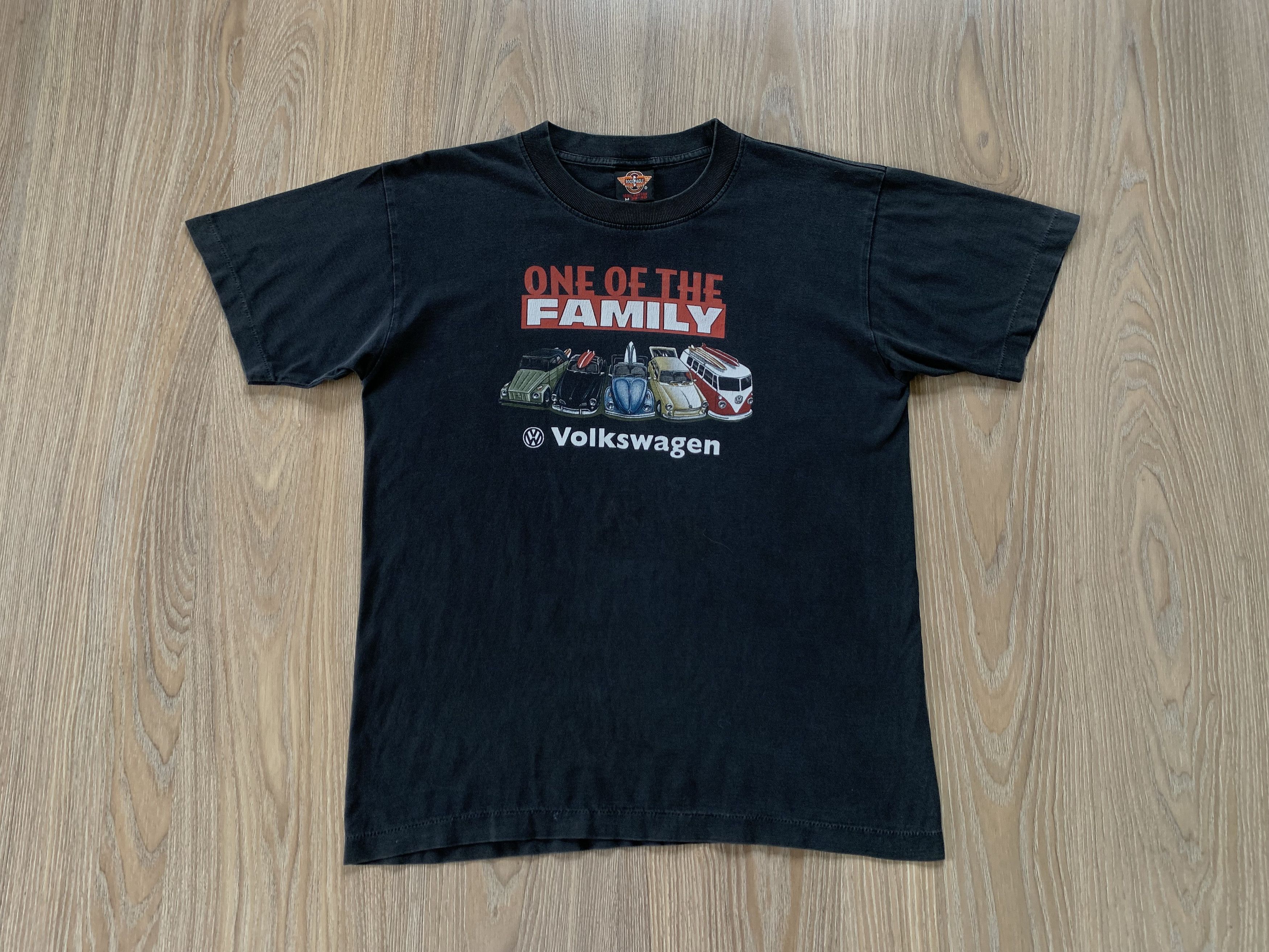 Vintage Volkswagen One Of The Family Vintage T Shirt Size US M / EU 48-50 / 2 - 2 Thumbnail