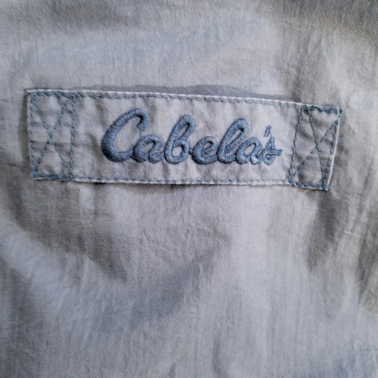 Cabelas Cabela's Women's Large Regular Blue Windbreaker Jacket Size L / US 10 / IT 46 - 8 Thumbnail