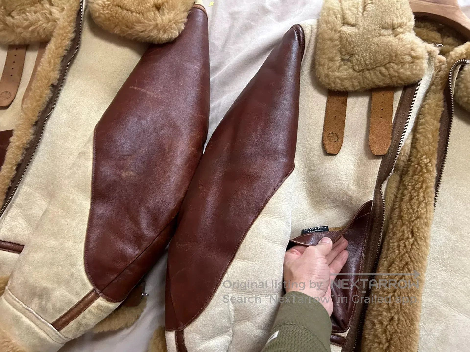 The Real McCoy's vintage real mccoy's shearling bomber jacket. Size US M / EU 48-50 / 2 - 3 Thumbnail