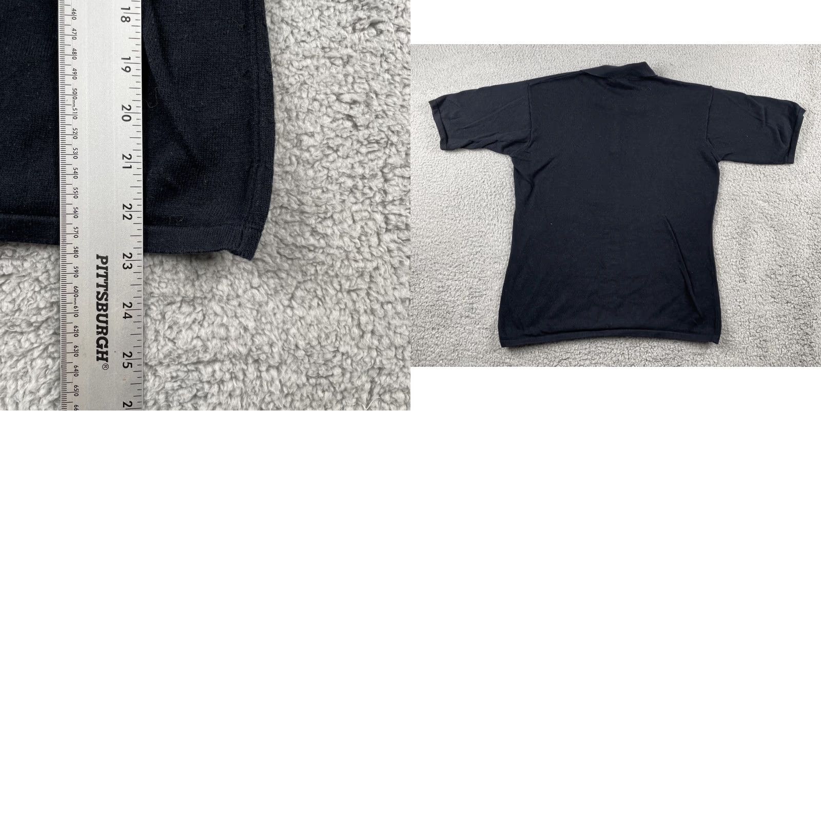 Henri Bendel VINTAGE Henri Bendel New York Large Black Polo Shirt Mens L 100% Cotton Short Sleeve Collared Classic Solid Made In Italy Size US L / EU 52-54 / 3 - 9 Thumbnail
