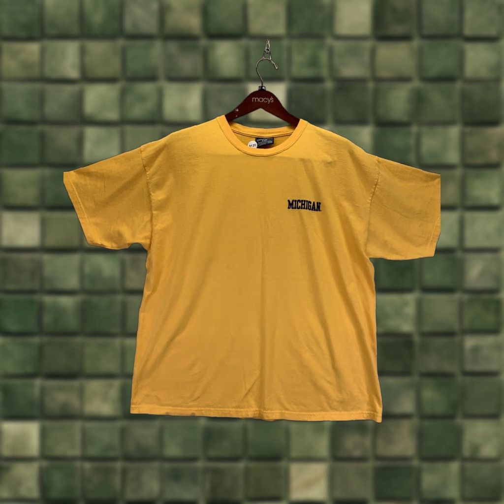 Vintage VINTAGE Steve & Barry’s Michigan Embroidered Yellow Mens T Shirt 2XL-9129 Size US XXL / EU 58 / 5 - 1 Thumbnail