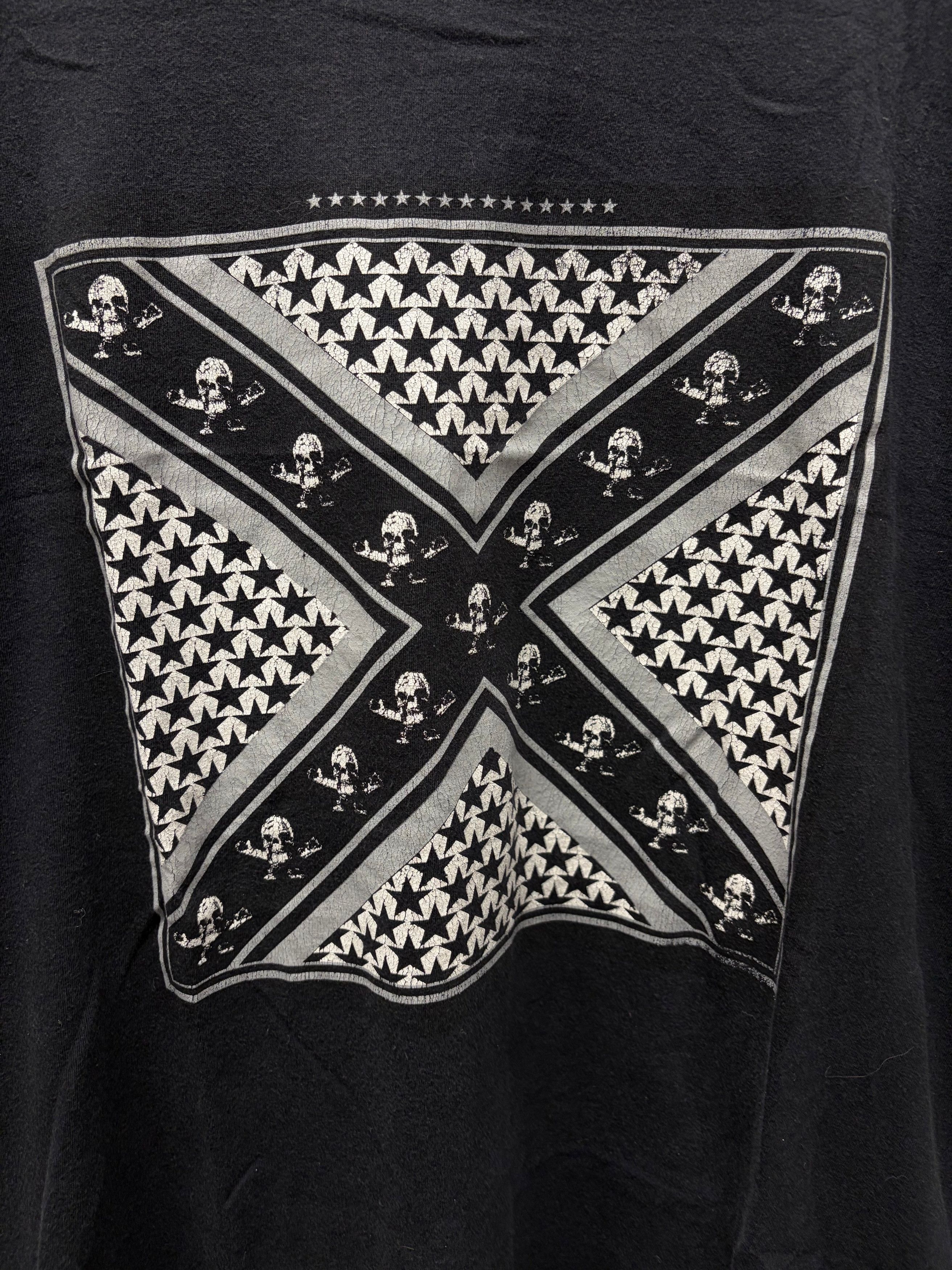 Chrome Hearts Chrome Hearts Foti Skull ‘Union Jack’ Flag Black Graphic T-Shirt Size US L / EU 52-54 / 3 - 2 Thumbnail