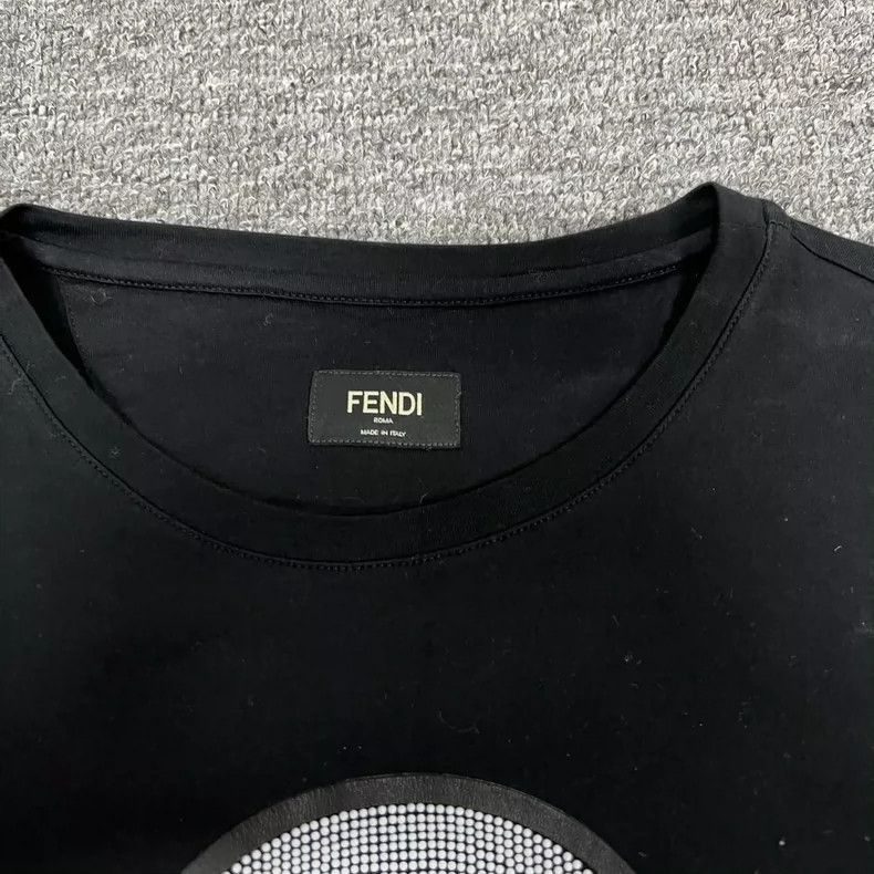 Fendi Fendi Logo Short Sleeve TShirt Size US M / EU 48-50 / 2 - 6 Thumbnail