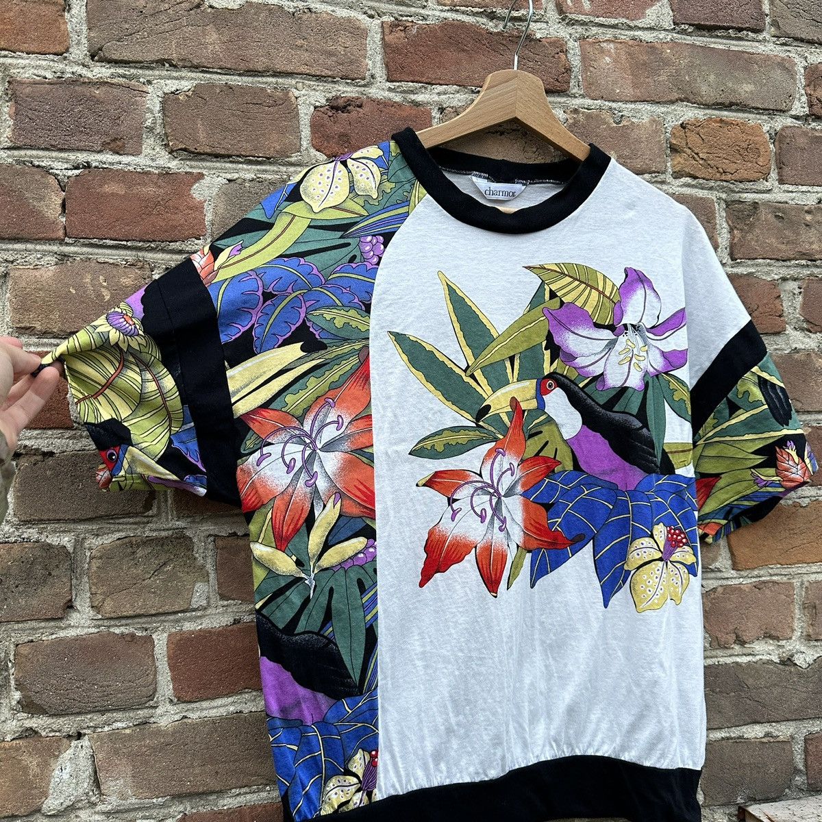 Other Vintage Graphic T-Shirt Women Flora Flowers Fauna Tee M Size M / US 6-8 / IT 42-44 - 2 Thumbnail