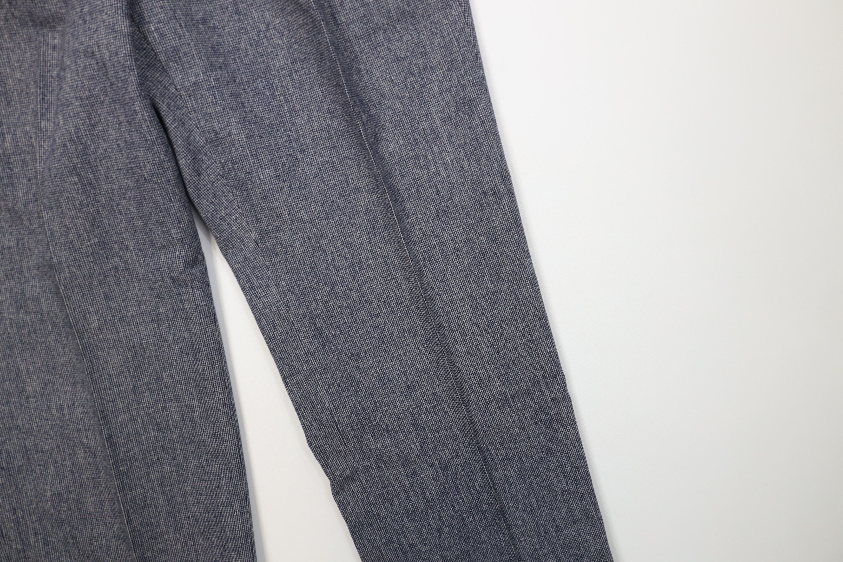 Vintage Vintage 70s Streetwear Knit Wide Leg Chino Pants Blue USA Size US 34 / EU 50 - 5 Thumbnail