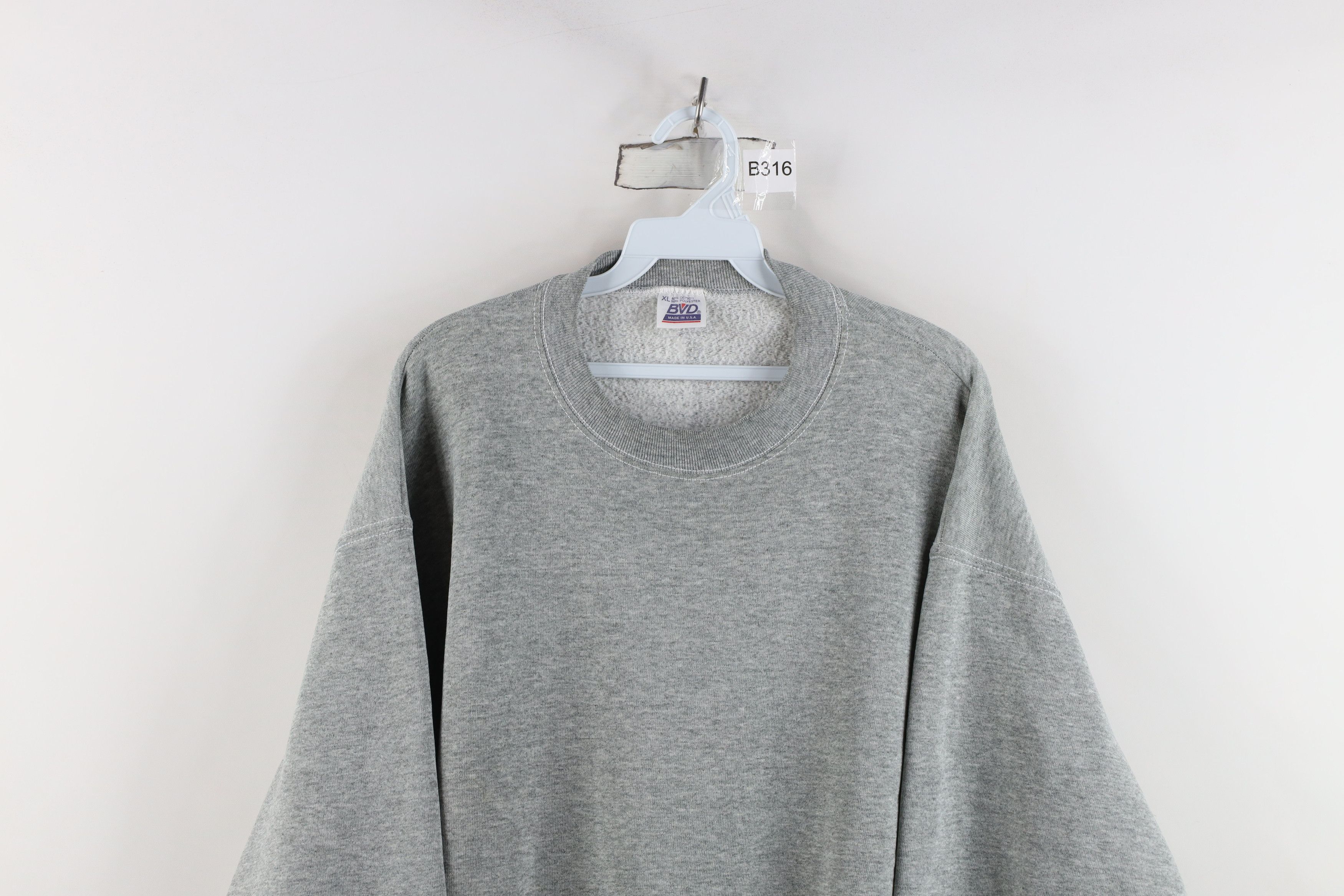 Vintage Vintage 90s Streetwear Heavyweight Crewneck Sweatshirt USA Size US XL / EU 56 / 4 - 2 Thumbnail
