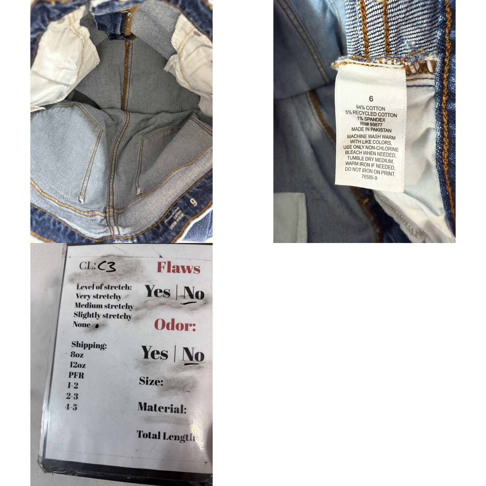 Denime a.n.a Blue Denim Maxi Pencil Skirt Y2K Womens Sz 6 Skirt Slit Pockets Casual Workwear Vintage No Size 28" / US 6 / IT 42 - 8 Thumbnail